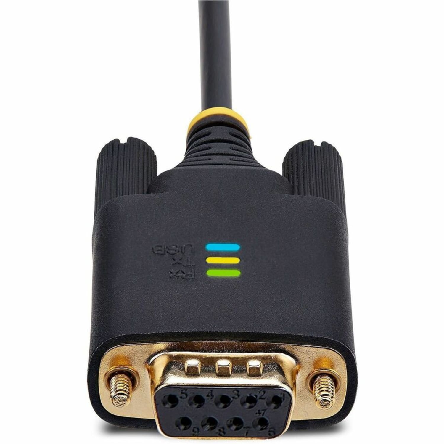 StarTech.com 10ft (3m) USB to Null Modem Serial Adapter Cable, COM Retention, FTDI, RS232, Changeable DB9 Screws/Nuts, Windows/macOS/Linux - Image 5