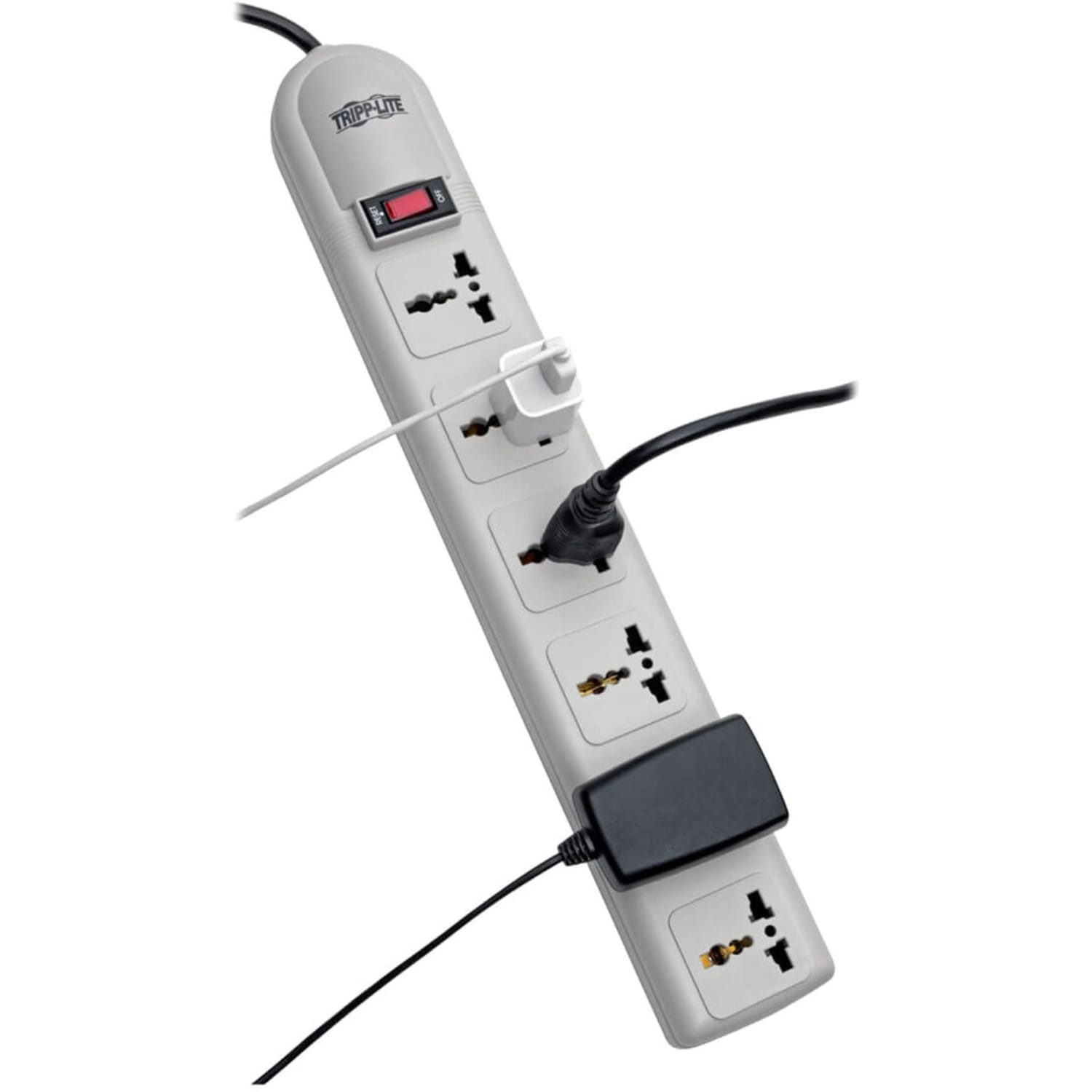 Eaton Tripp Lite Series Surge Protector Power Strip 230V 6 Univeral Outlet - Surge protector - 10 A - SUPER6OMNIB - Image 5