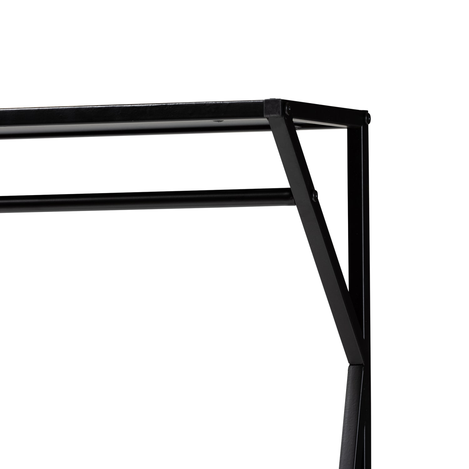 Baxton Studio Laima Entryway Coat Hanger, 63in x 31-9/16in x 15in, Brown/Black - Image 5