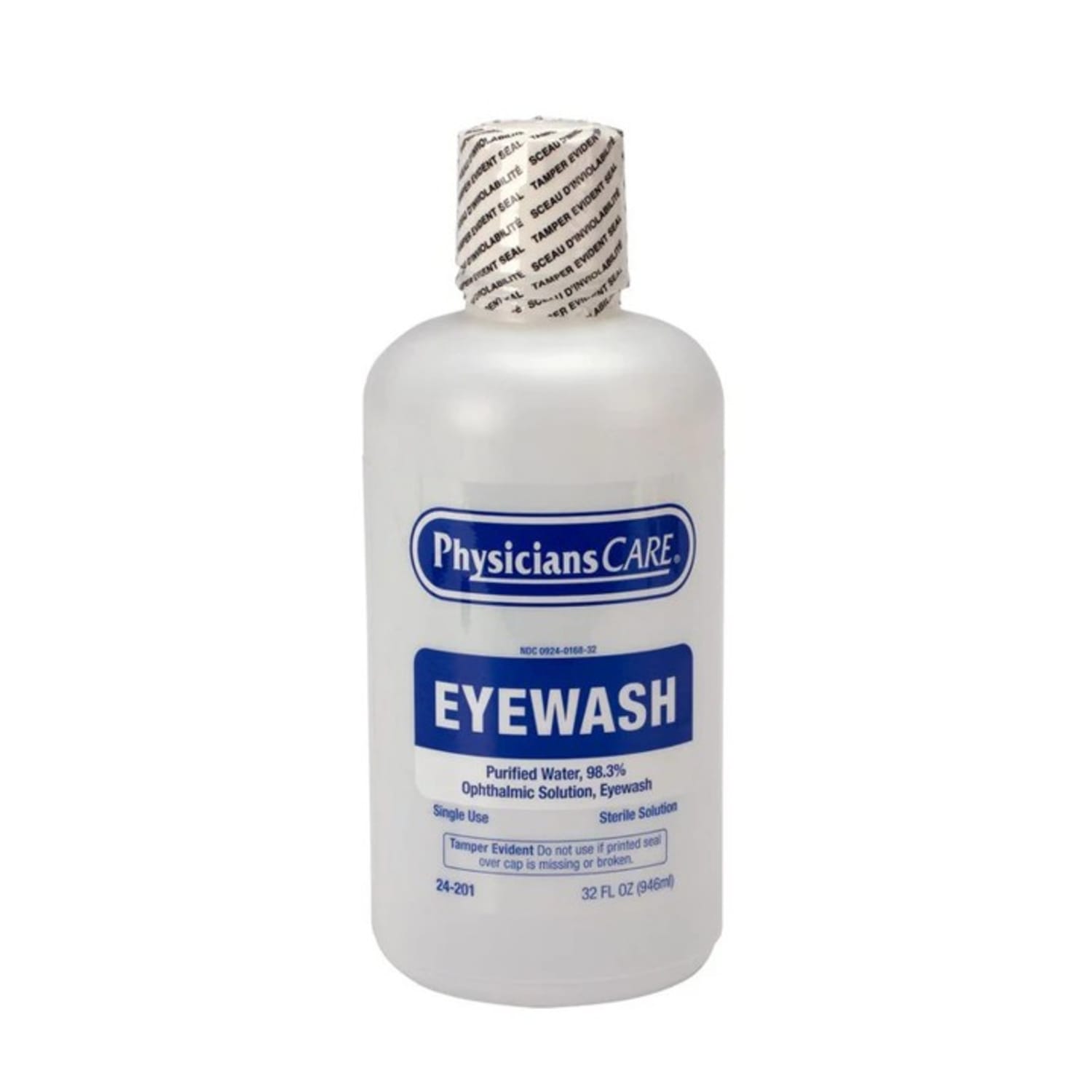 First Aid Only Eyewash Bottles, 32 Oz, Total Qty 12