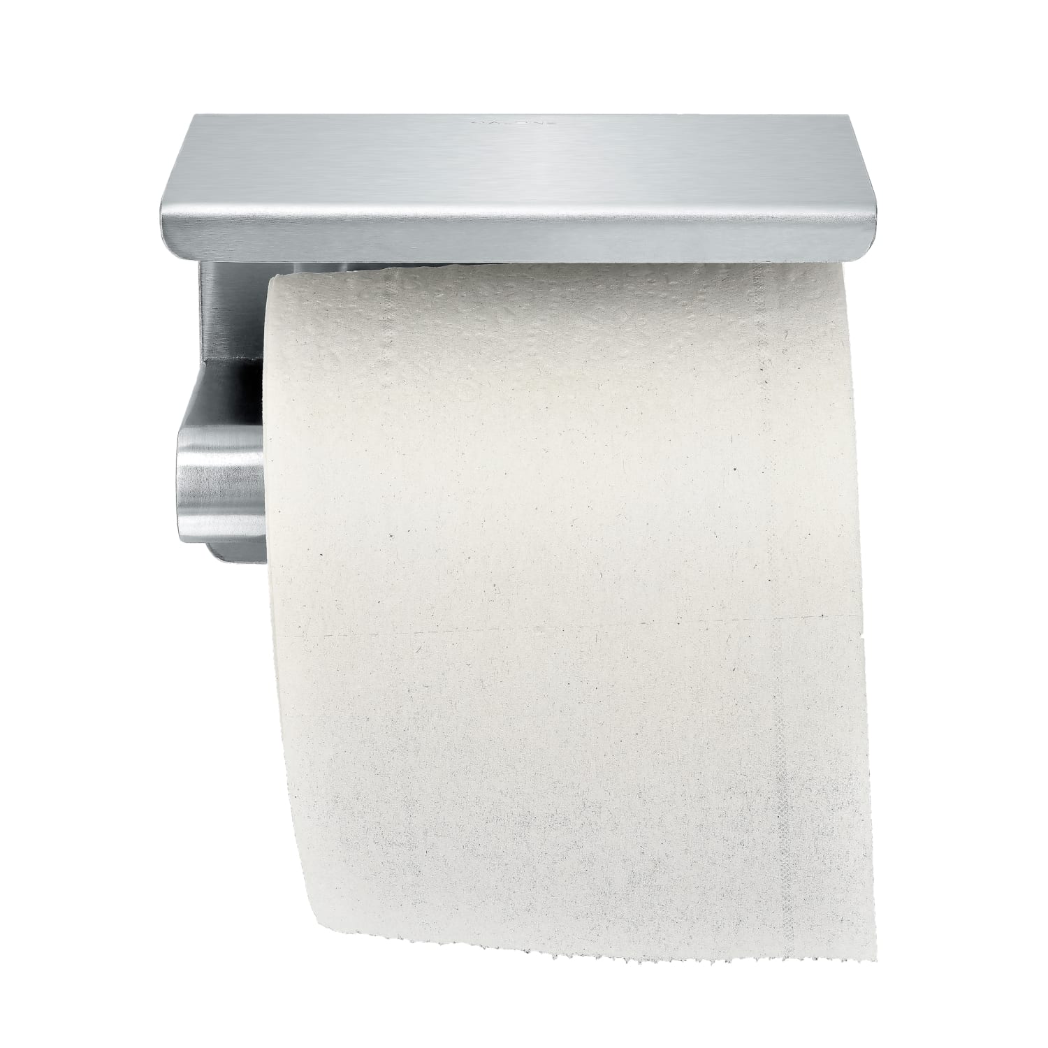 Alpine Single Toilet Paper Holders With Shelf Storage Racks, 3-15/16in x 5-1/2in x 3-13/16in, Silver, Pack Of 2 Holders - Image 4
