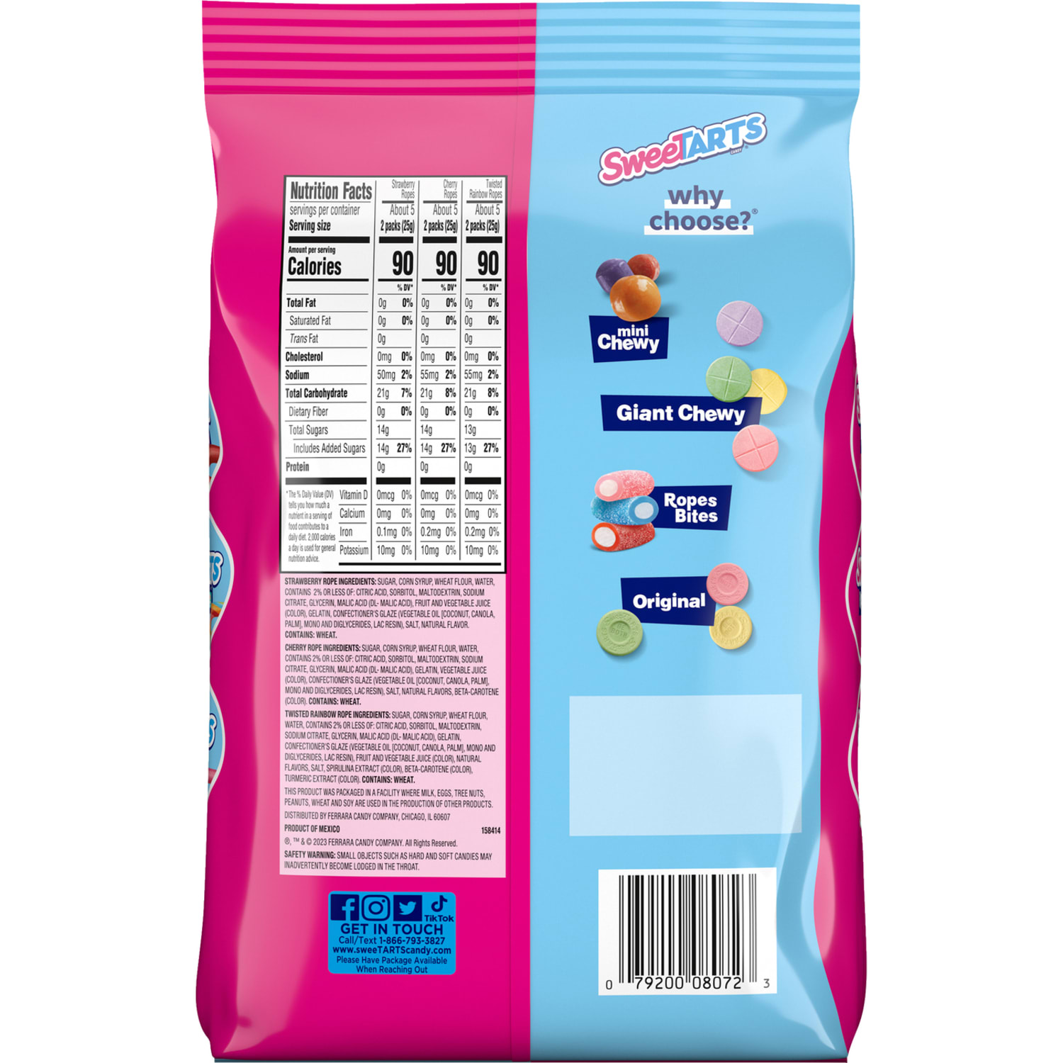 SweeTARTS Ropes Variety Mix, 15 Oz, Case Of 4 Bags - Image 3