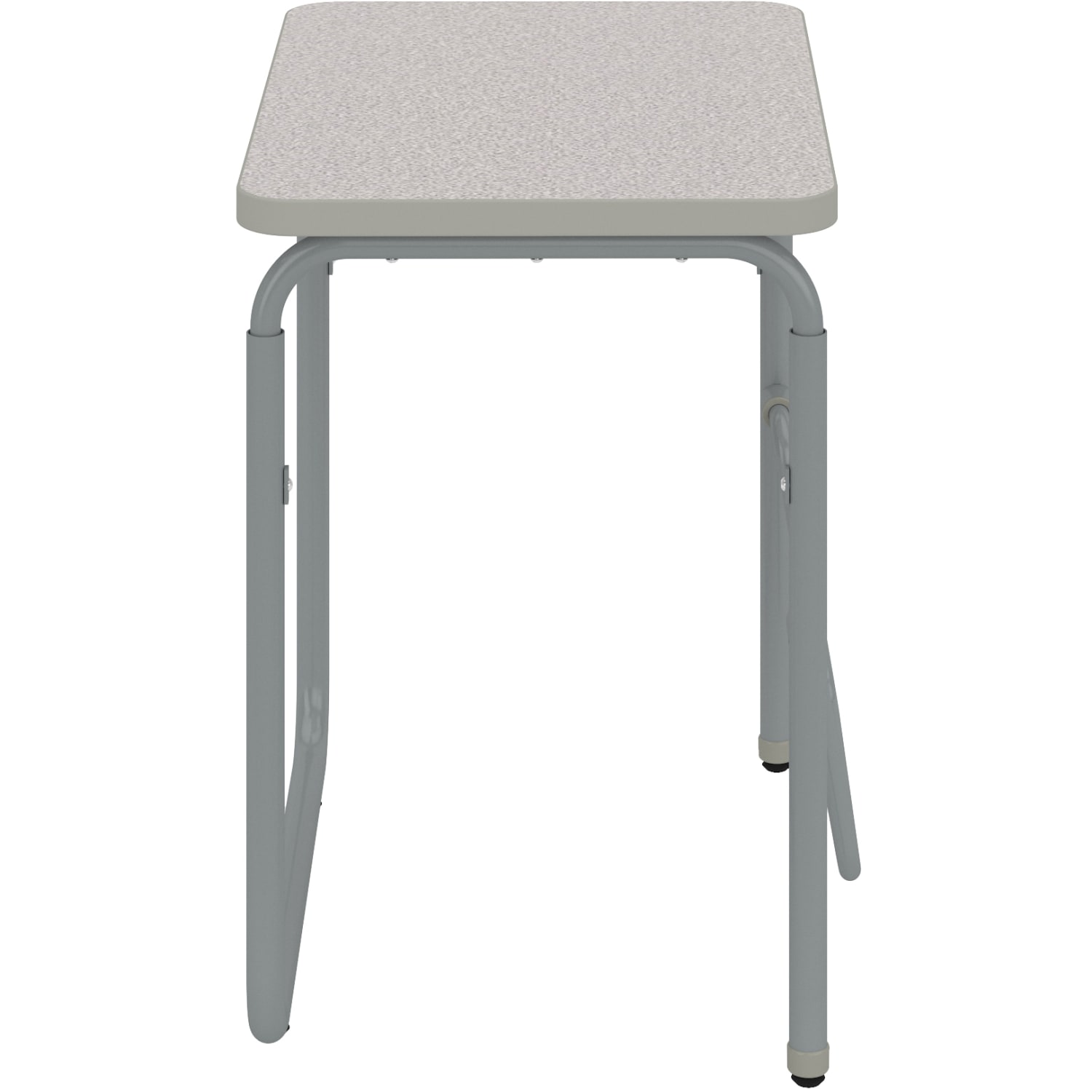 Safco AlphaBetter 2.0 Height-Adjustable Sit/Stand 28inW Student Desk With Pendulum Bar, Gray - Image 4