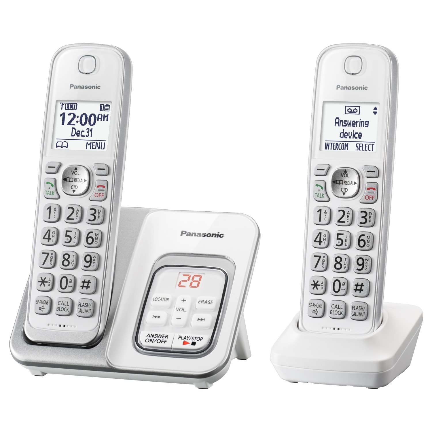 Panasonic KX-TGD532W DECT 6.0 PLUS Expandable Digital Cordless Phone System - Image 3