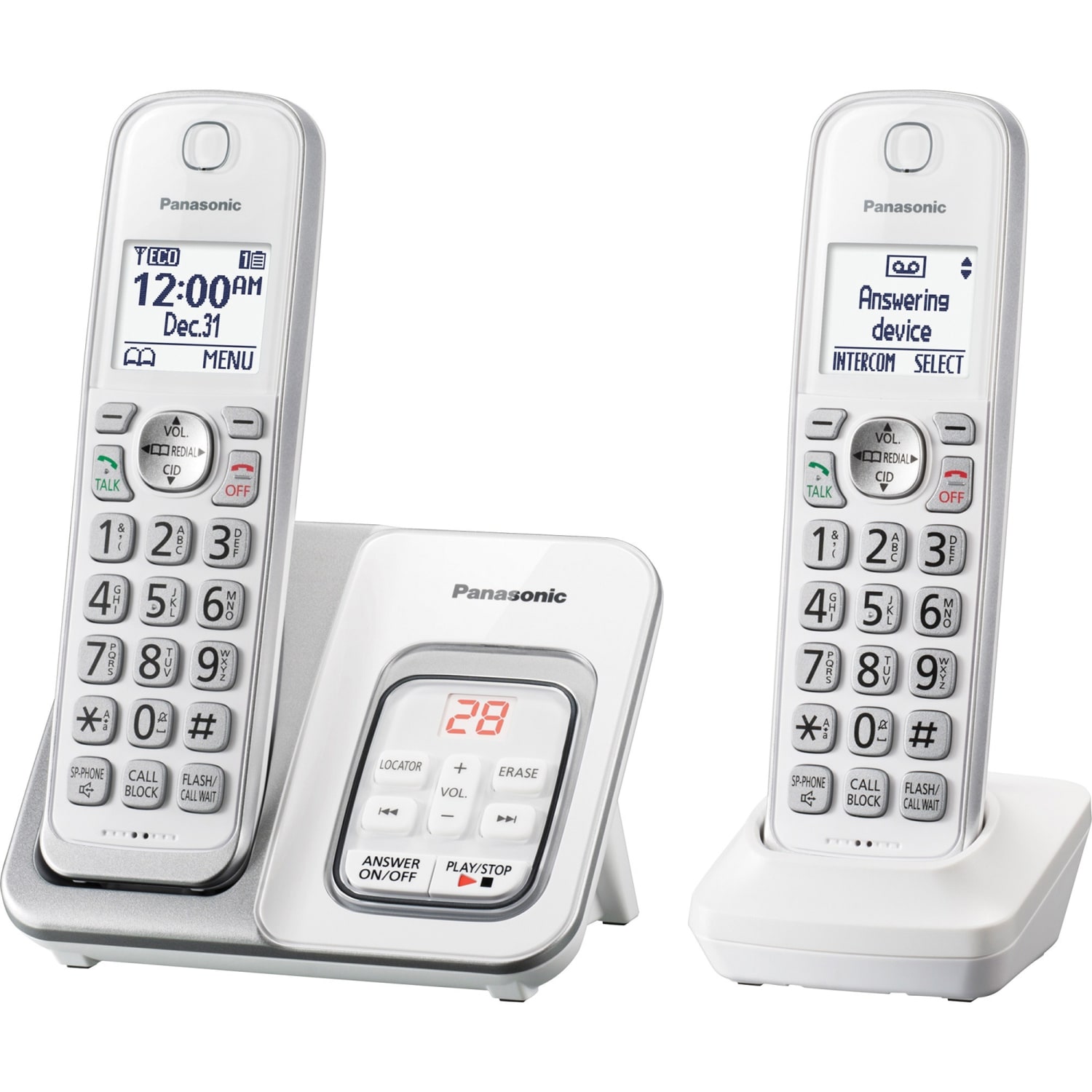Panasonic KX-TGD532W DECT 6.0 PLUS Expandable Digital Cordless Phone System - Image 5