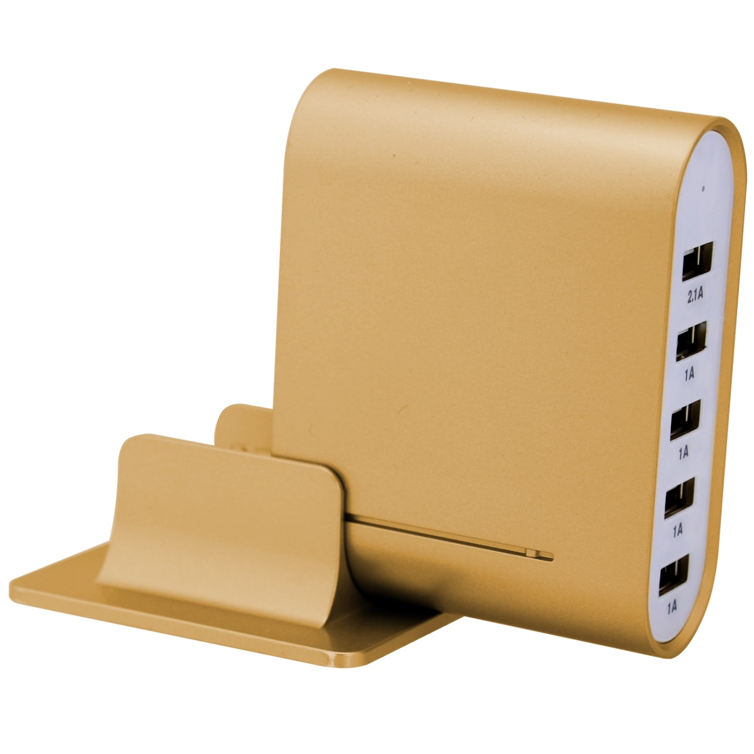 Trexonic 5-Port USB Compact Charging Station, Gold, 995105179M - Image 5