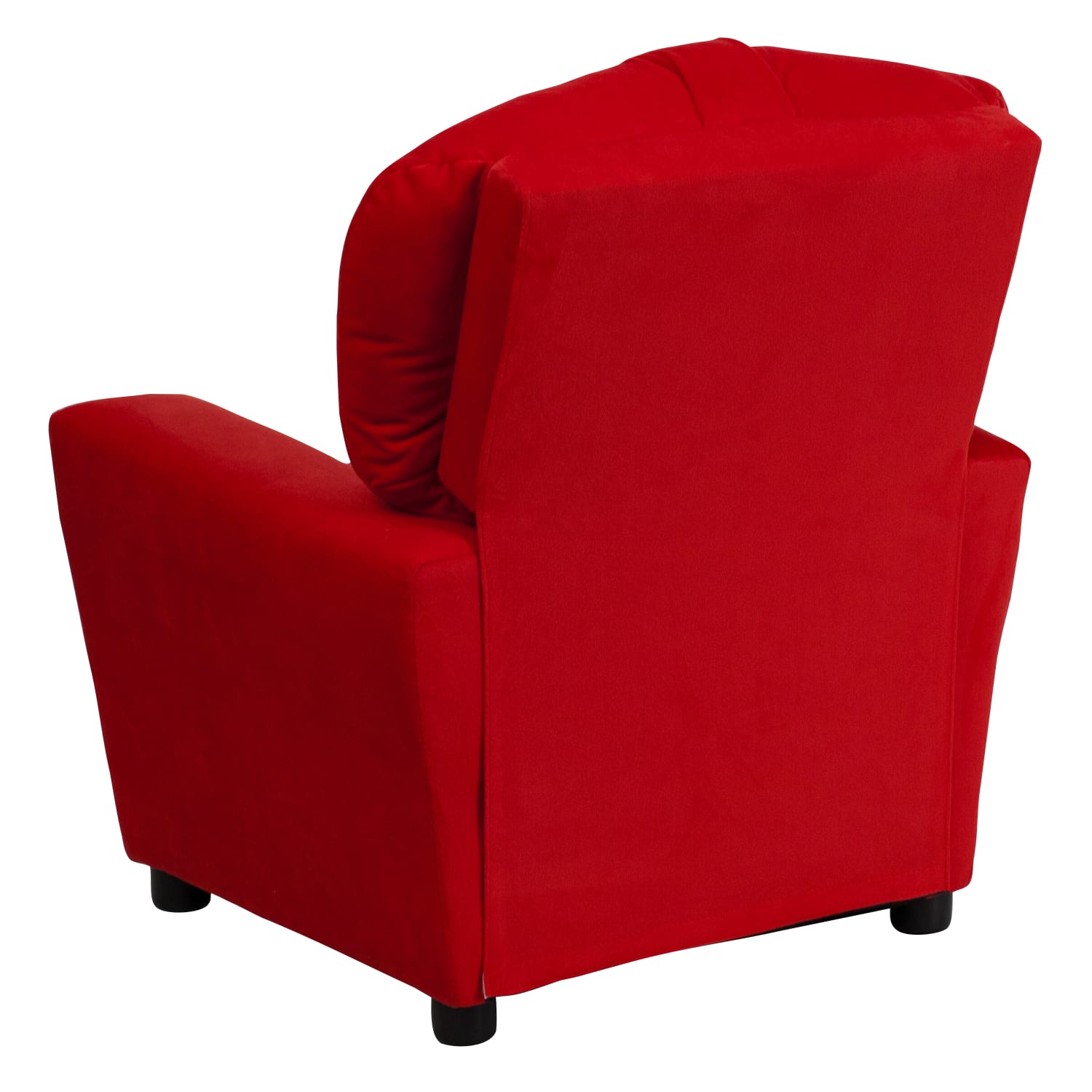 Flash Furniture Contemporary Kids Microfiber Recliner Accent Chair With Cup Holder Red PopularChairscom