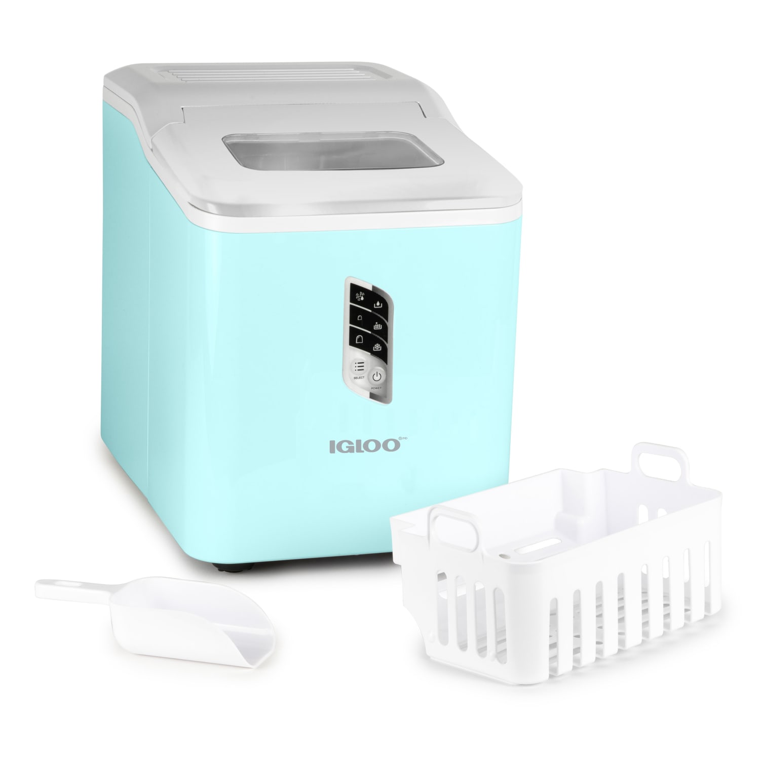 Igloo Automatic Self-Cleaning 26 Lb Ice Maker, Aqua - Image 3
