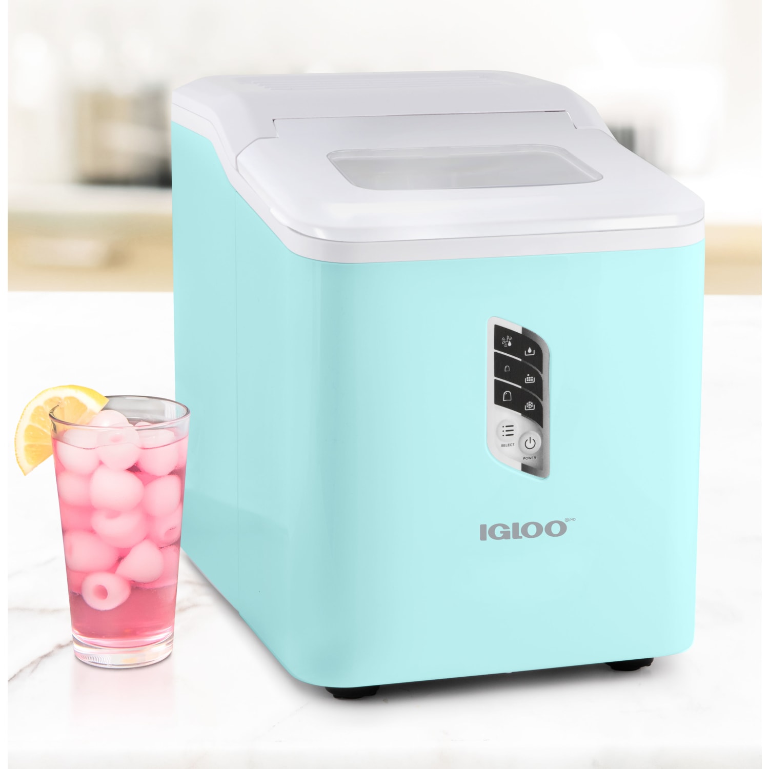 Igloo Automatic Self-Cleaning 26 Lb Ice Maker, Aqua - Image 6
