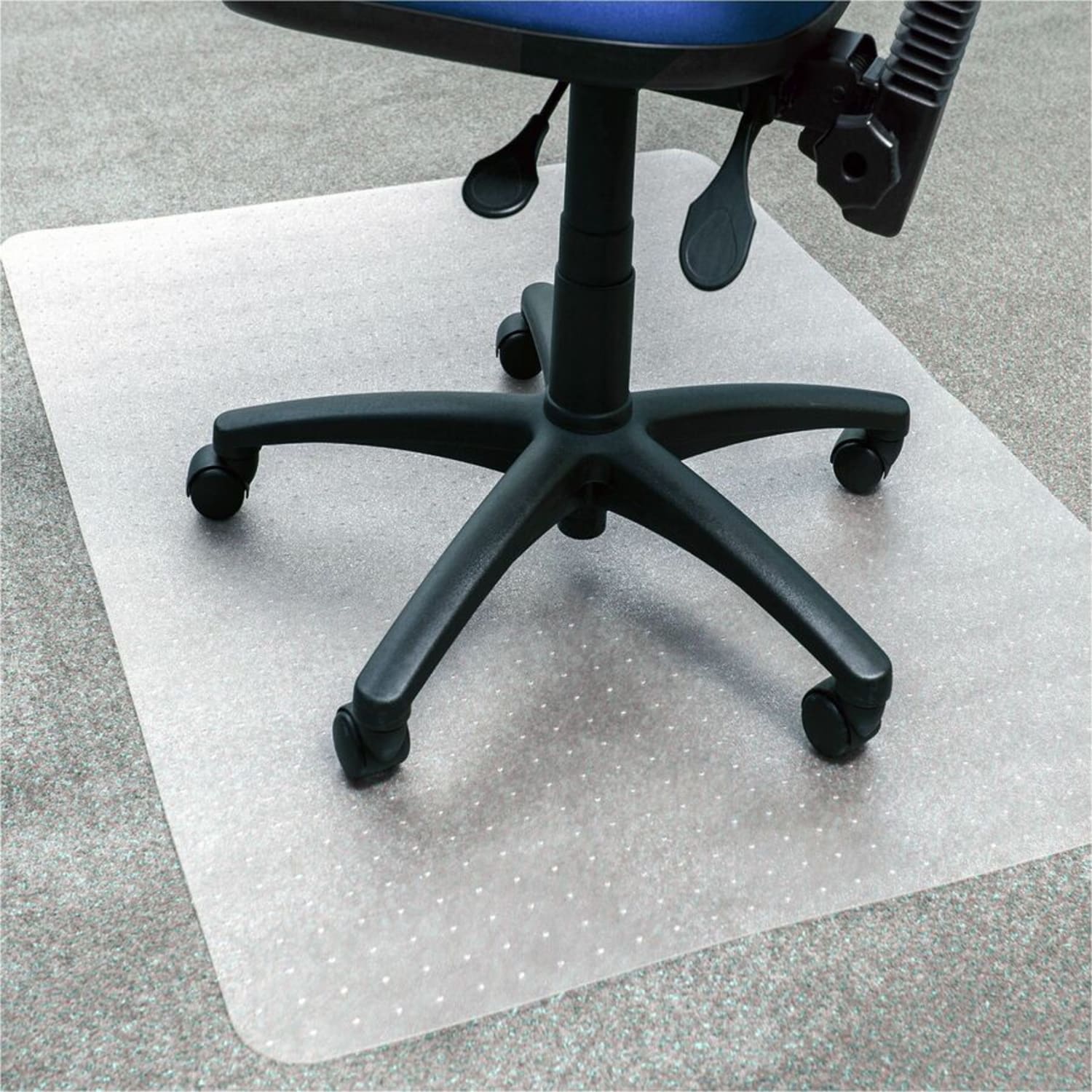 Floortex Ecotex Marvec BioPVC Chairmat - Carpet - 48in Length x 36in Width - Polyvinyl Chloride (PVC) - Clear - 1 Each - Image 4