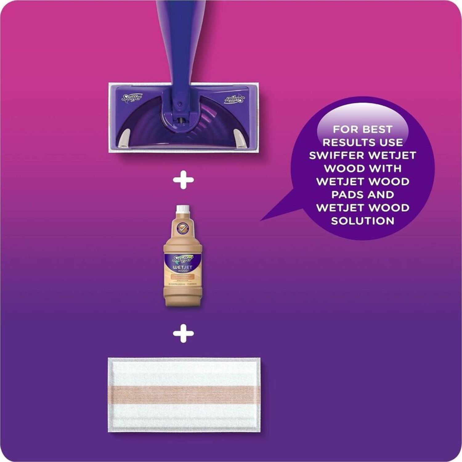 Swiffer WetJet MS Floor Cleaner - For Multi Surface - Liquid - 40.6 fl oz (1.3 quart) - Gain Scent - Recommended For: Dirt Remover, Grime Remover - Quick Drying, Absorbent - Green - 1 Bottle - Image 3
