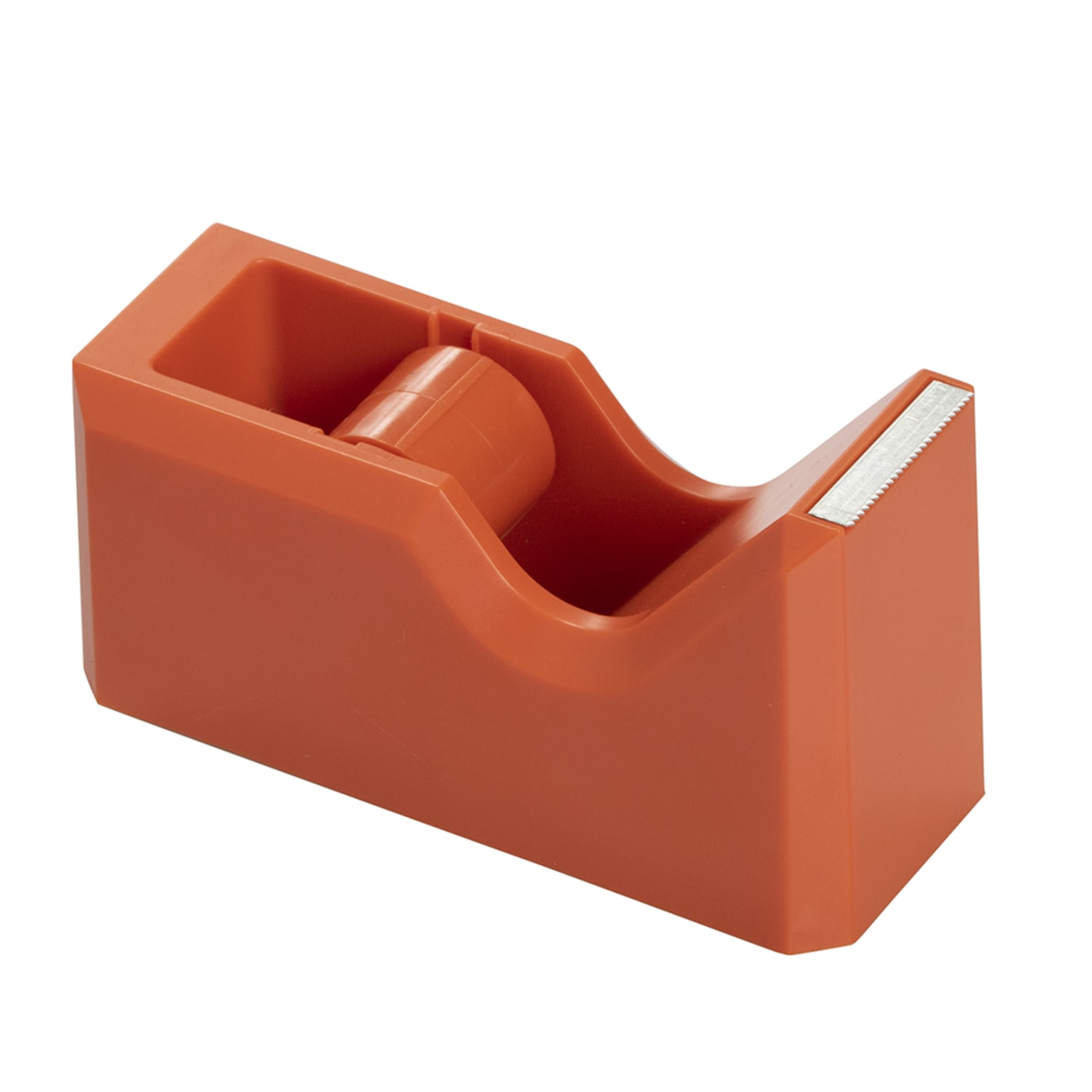 JAM Paper Plastic Tape Dispenser, 4-1/2inH x 2-1/2inW x 1-3/4inD, Orange - Image 3