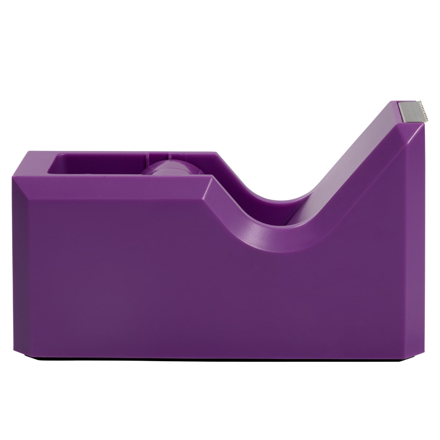 JAM Paper Plastic Tape Dispenser, 4-1/2inH x 2-1/2inW x 1-3/4inD, Purple - Image 3