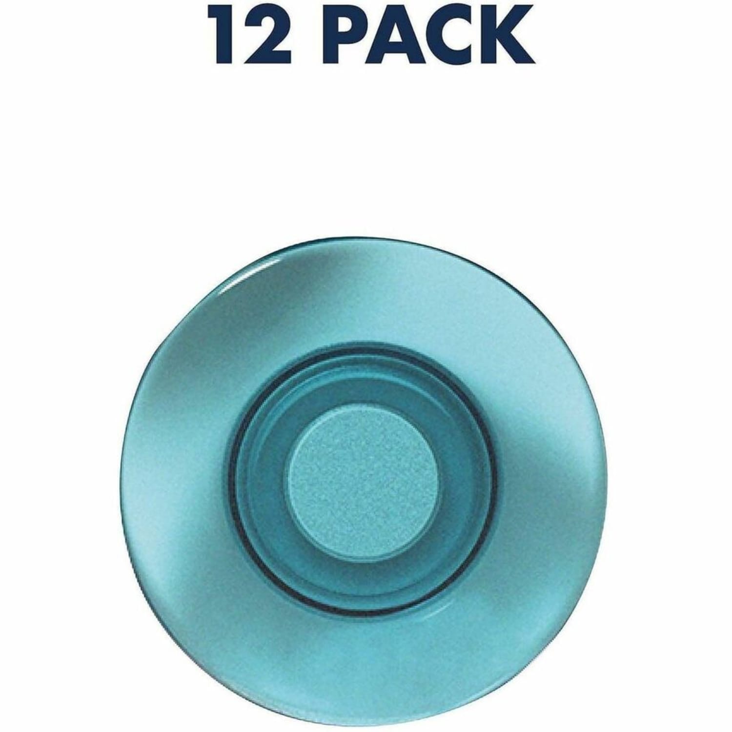 Quartet Glass Board Magnets - 0.5in Diameter - Cylinder - Rounded Edge - 12 / Pack - Assorted, Clear - Image 5