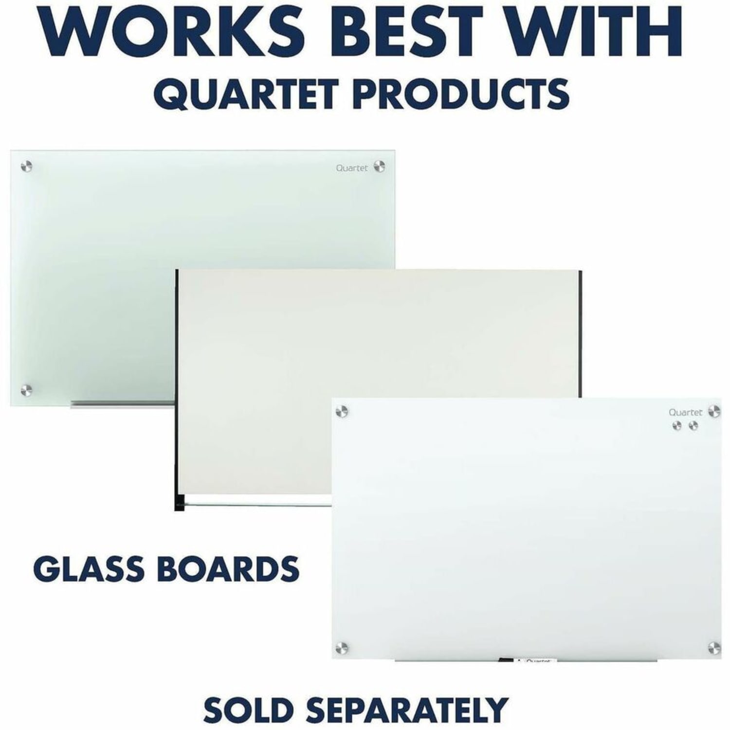 Quartet Glass Board Magnets - 0.5in Diameter - Cylinder - Rounded Edge - 12 / Pack - Assorted, Clear - Image 6