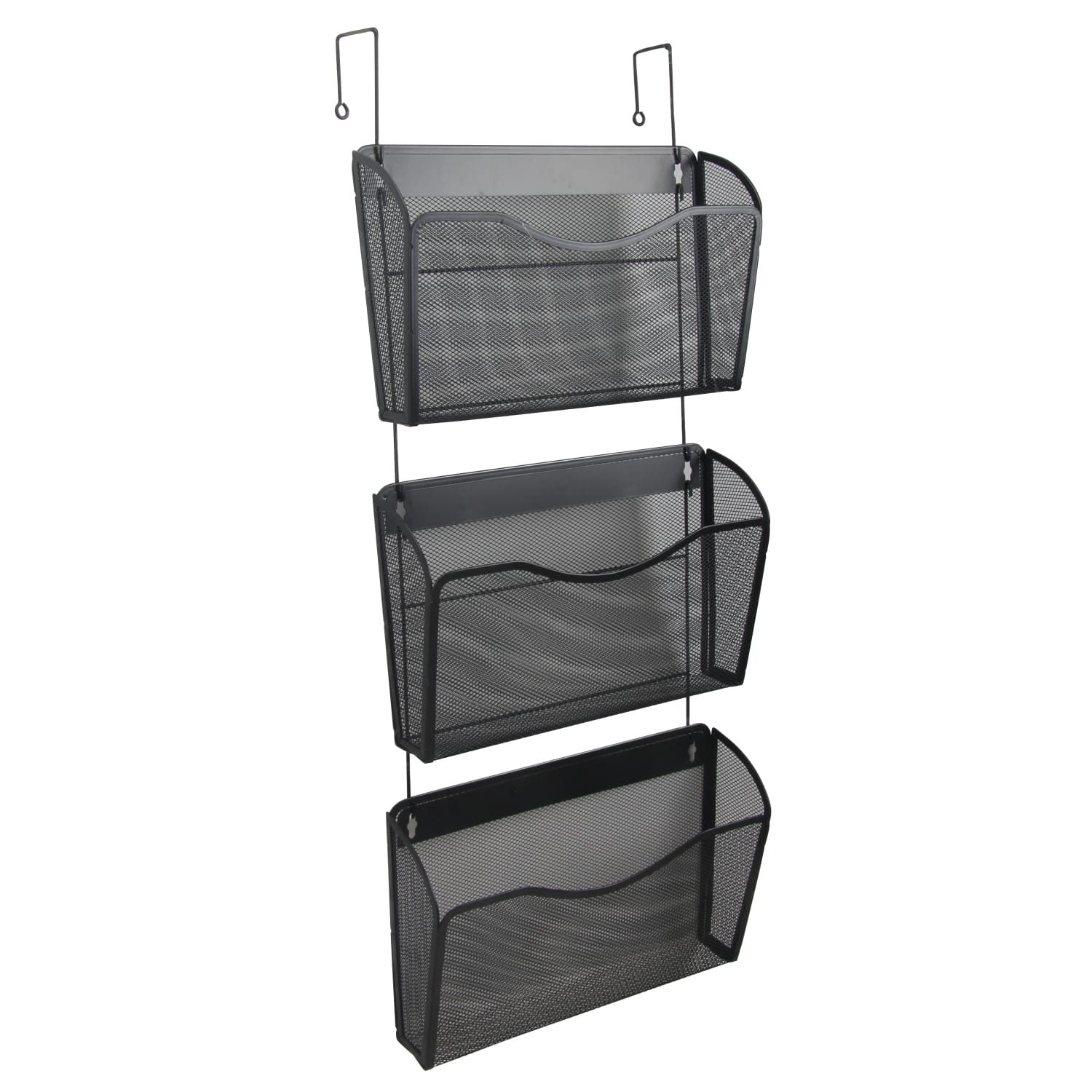 Office Depot Brand Mesh Hanging Wall Files, Black, Pack Of 3 Files - Image 4