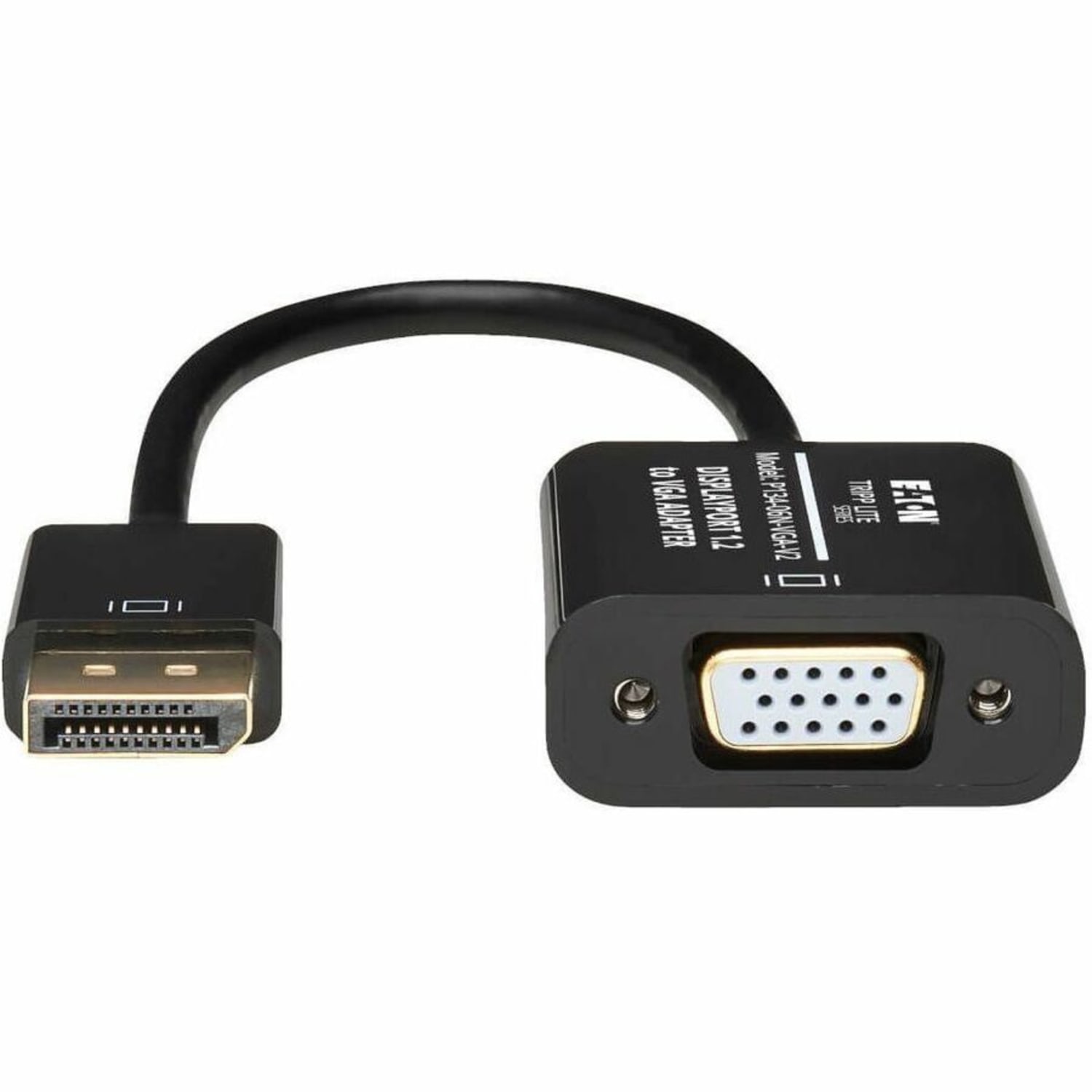 Tripp Lite 6in DisplayPort to VGA Adapter Active Converter DP to VGA M/F DPort 1.2 6 - 6 - 1x DisplayPort Male Digital Video - P13406NVGAV2 - Image 3