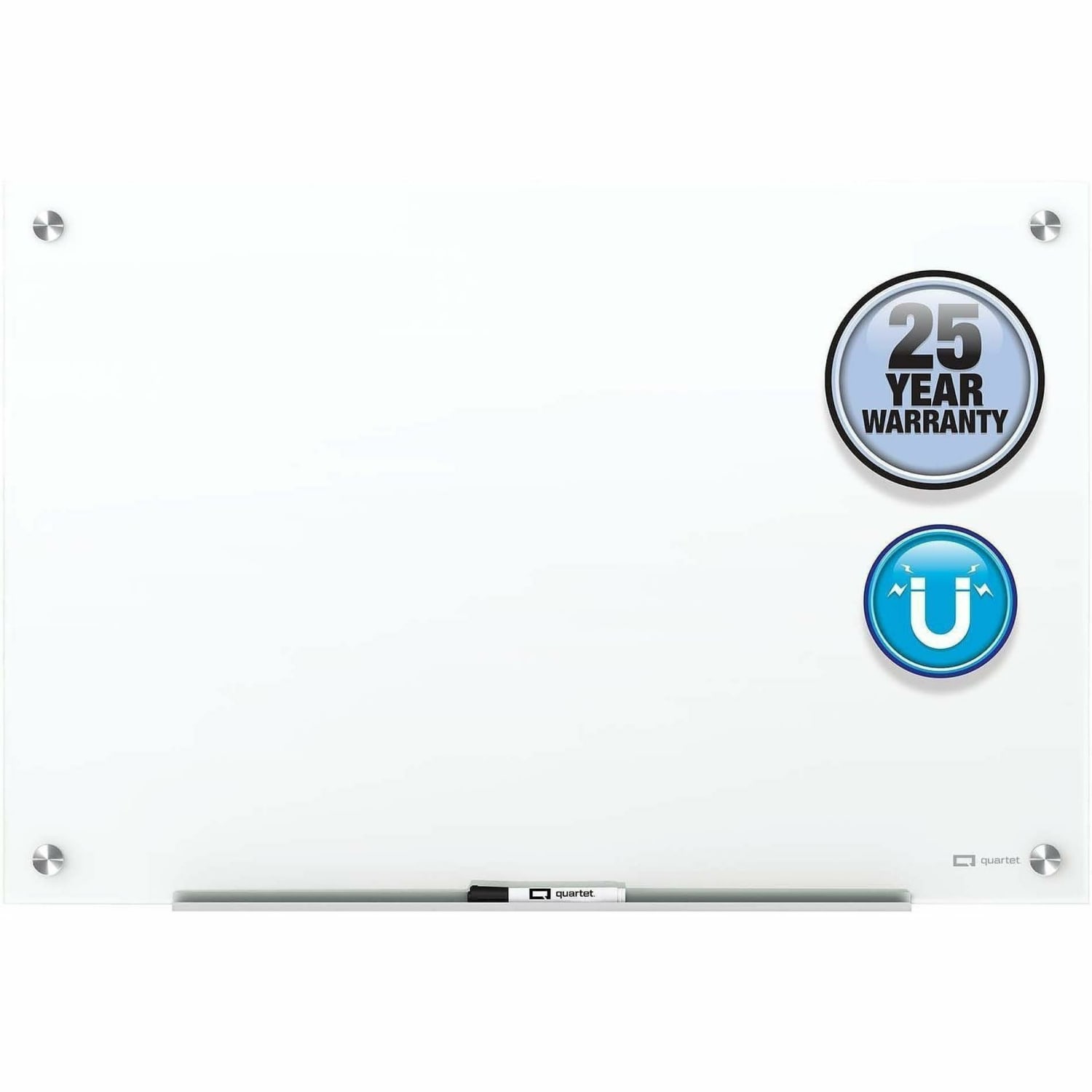 Quartet Magnetic Unframed Dry-Erase Whiteboard, 36in x 24in, Brilliance White - Image 3