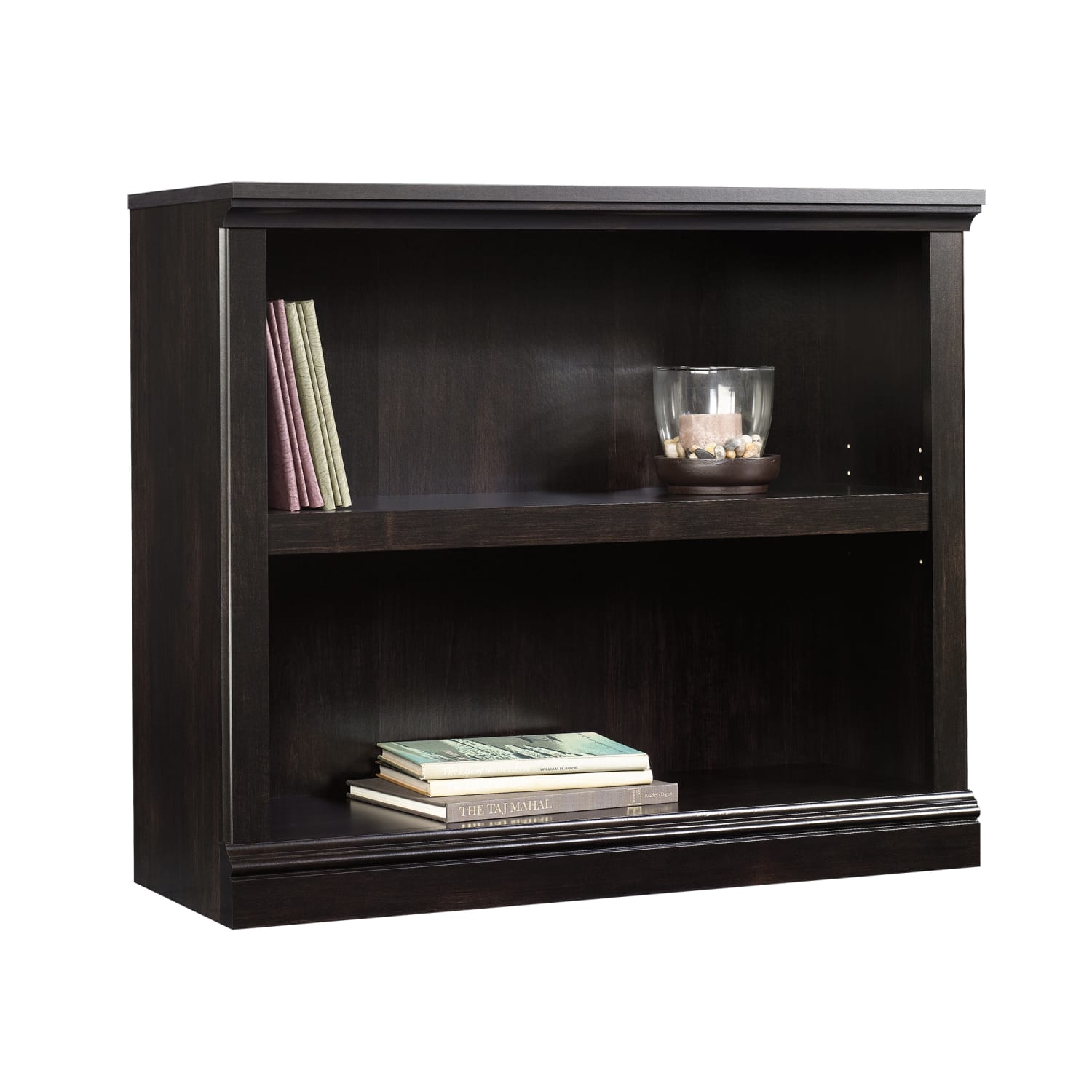Sauder Select 30inH 2-Shelf Bookcase, Estate Black - Image 3