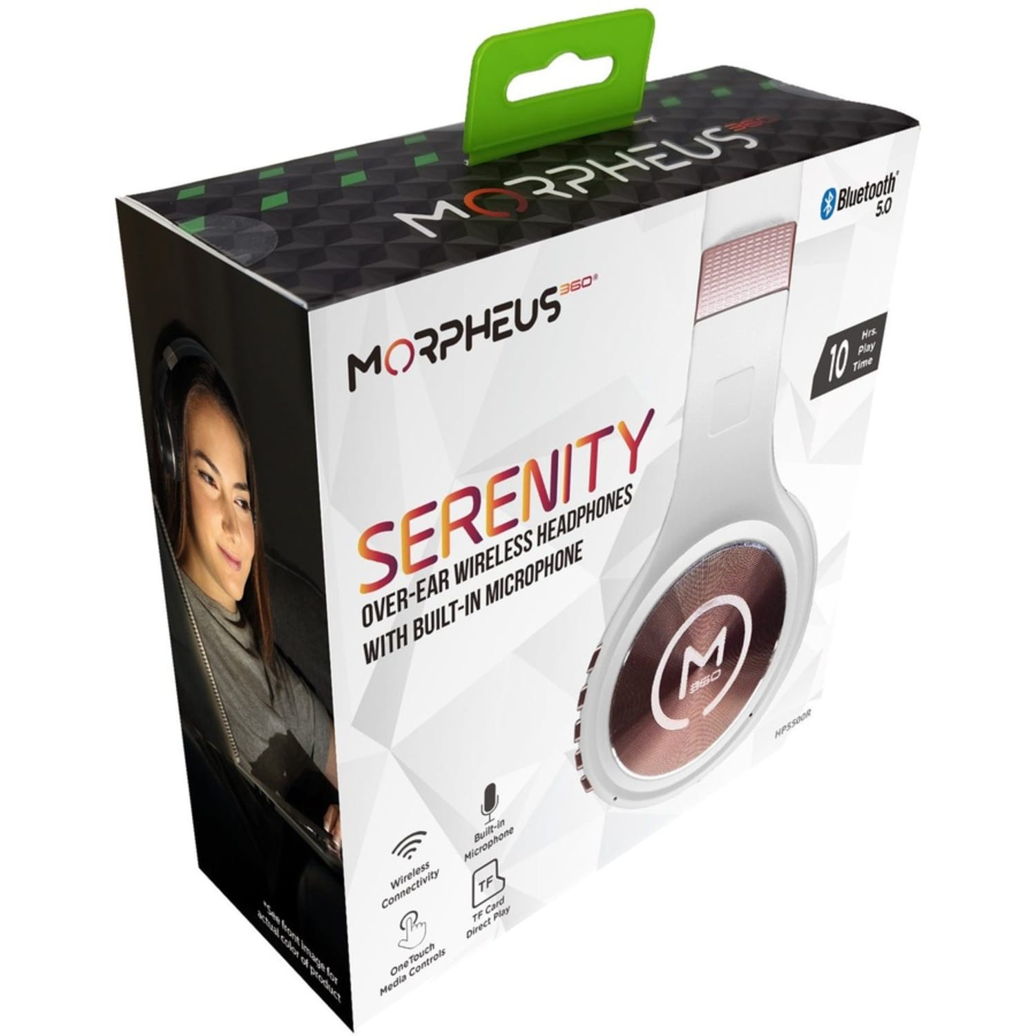 Morpheus 360 SERENITY Wireless Over-the-Ear Headphones, Hi-Fi Stereo, Wireless Headset with Microphone, HP5500R - HP5500R - Image 6