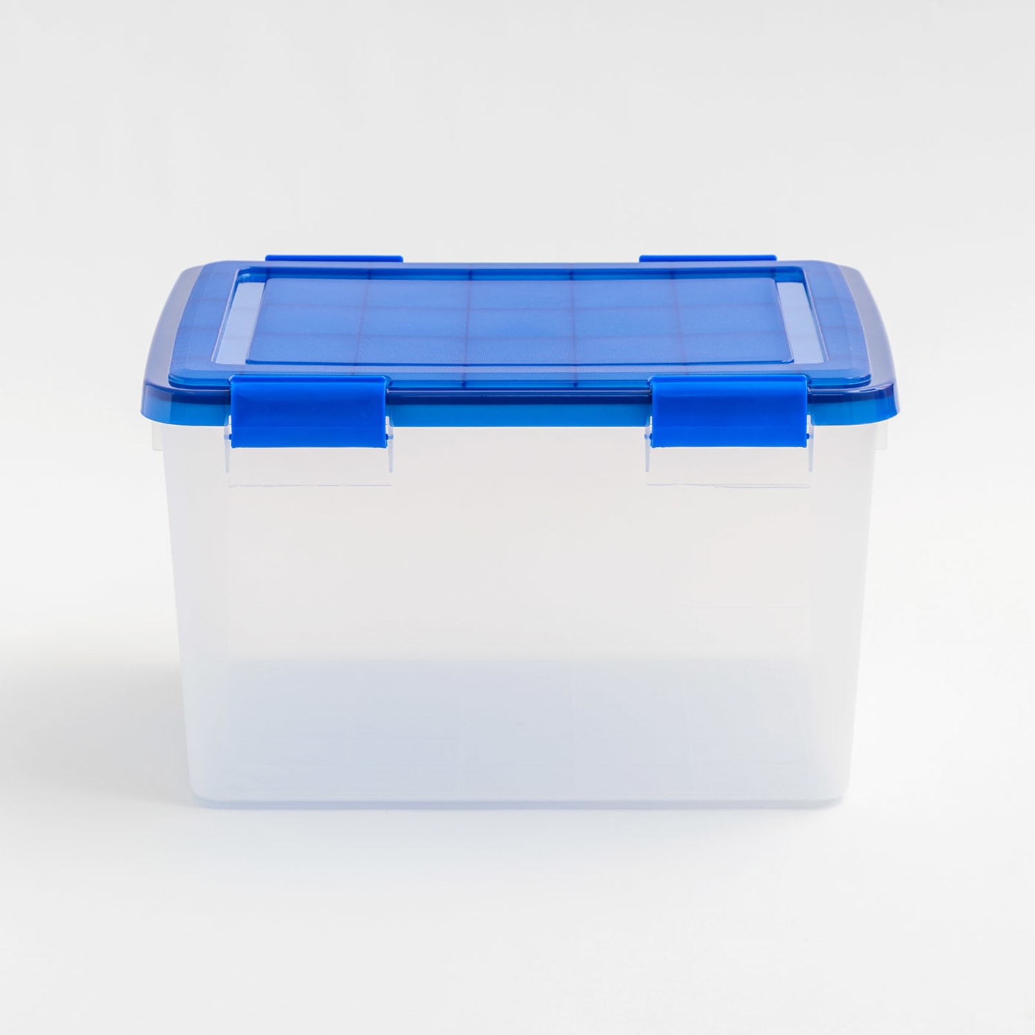 Iris Ultimate Weatherpro Storage Boxes, 19-3/4inL x 16-3/16inW x 14-1/4inH, 46.6 Qt, Clear, Set Of 4 Boxes - Image 4