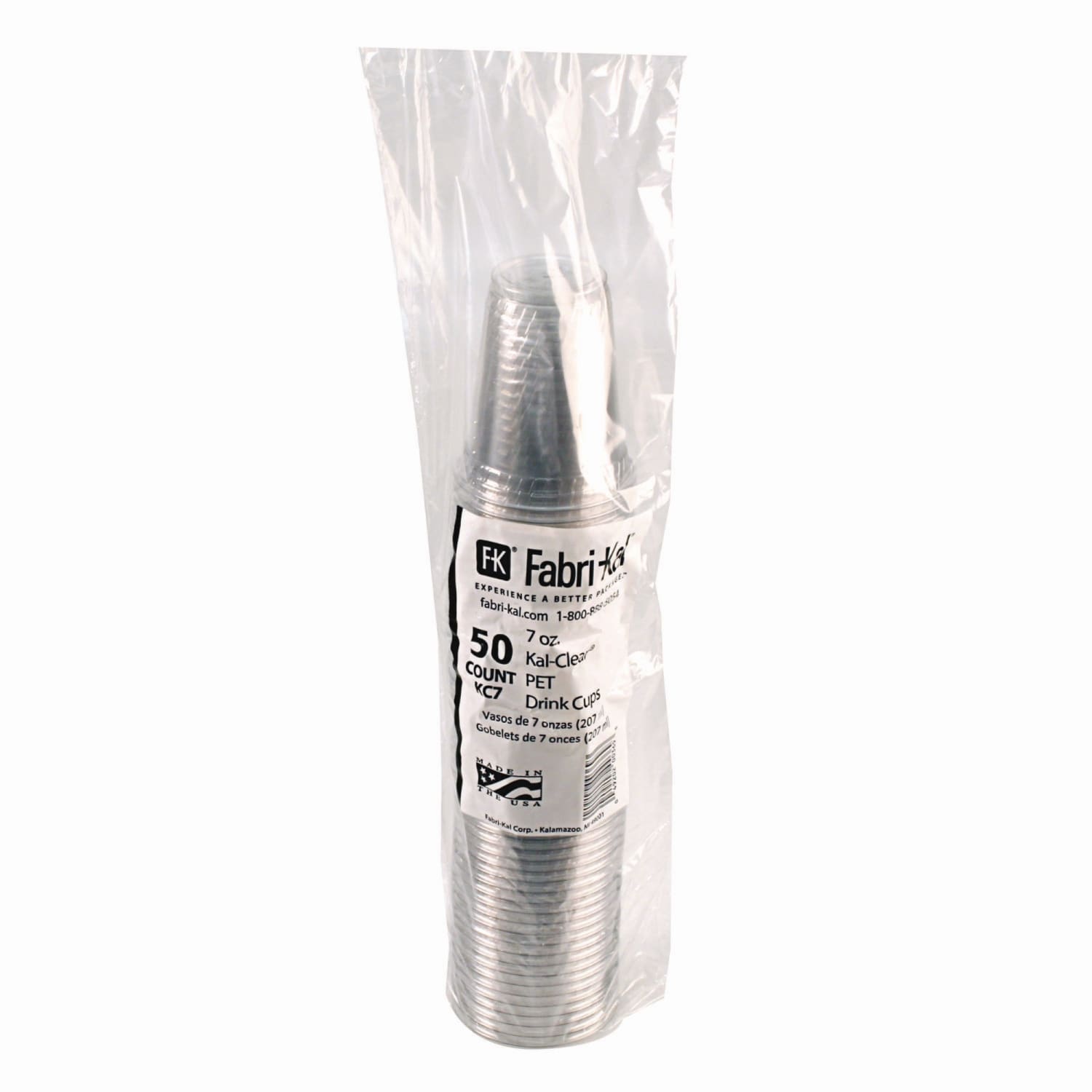 Fabri-Kal Kal-Clear PET Cold Drink Cups, 7 Oz, Clear, Carton Of 1,000 Cups - Image 4