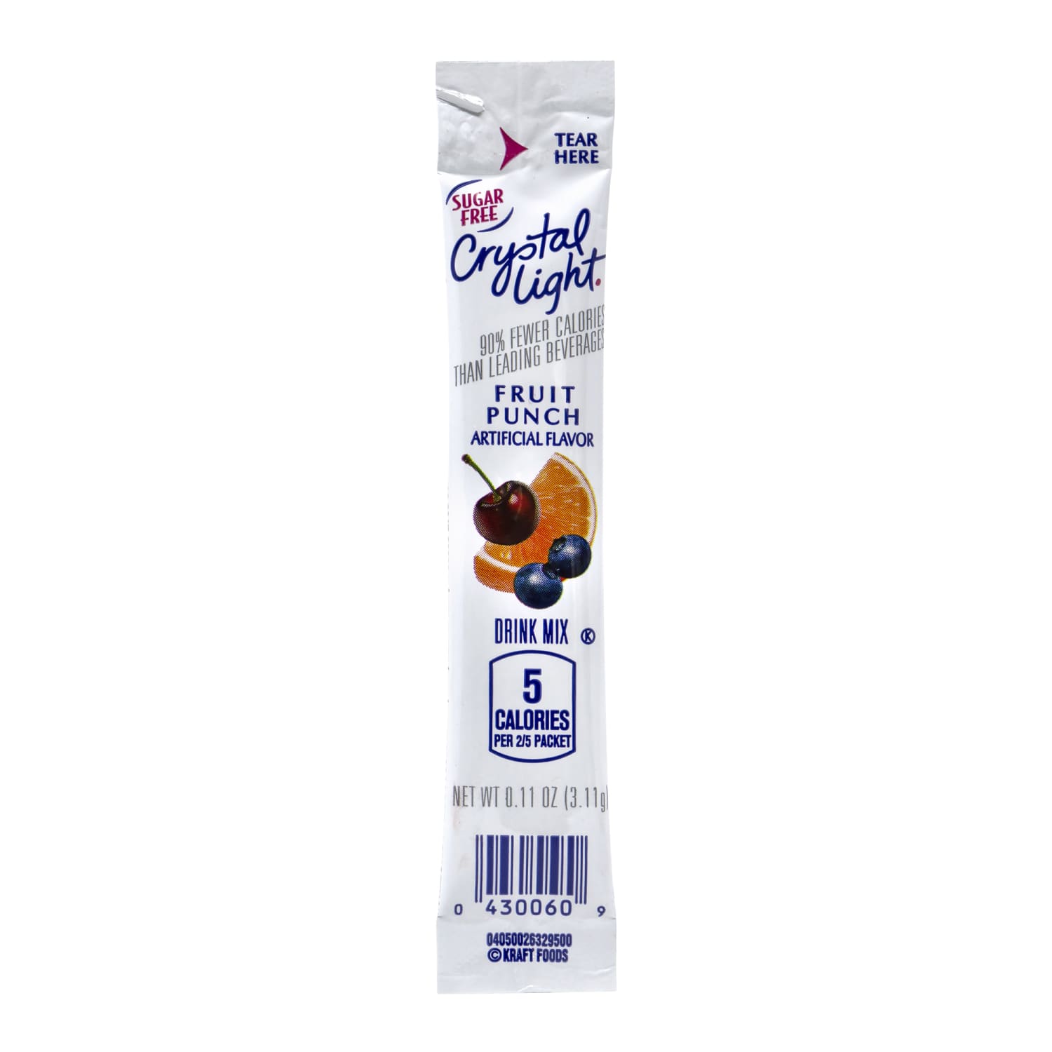 Crystal Light On-The-Go Sugar-Free Drink Mix, Fruit Punch, 0.11 Fl Oz, 30 Packets Per Box, Pack Of 2 Boxes - Image 6