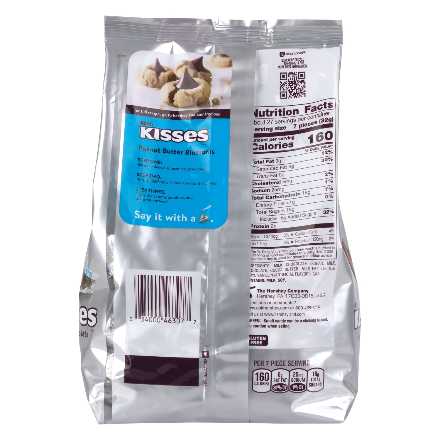 Hersheys Kisses Milk Chocolate Candy, 35.8 Oz Bag - Image 4