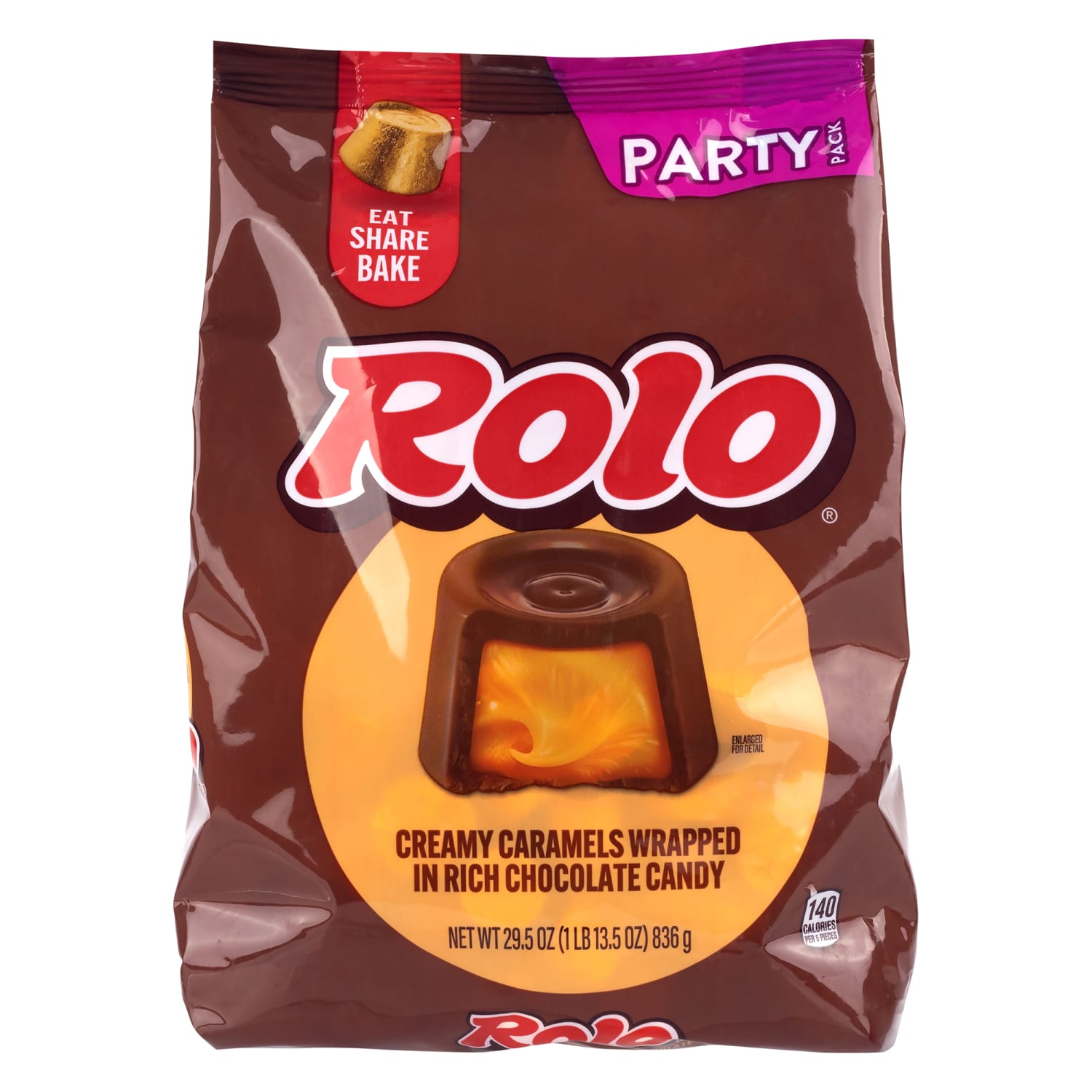 Rolo Milk Chocolate Caramel Candy, 35.6-Oz Bag - Image 3