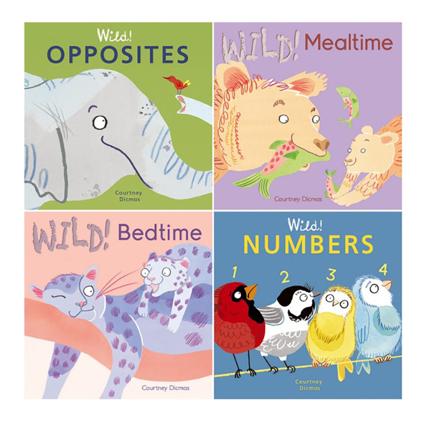 Childs Play Wild! Concepts Board Books, Set Of 8 Books - Image 4