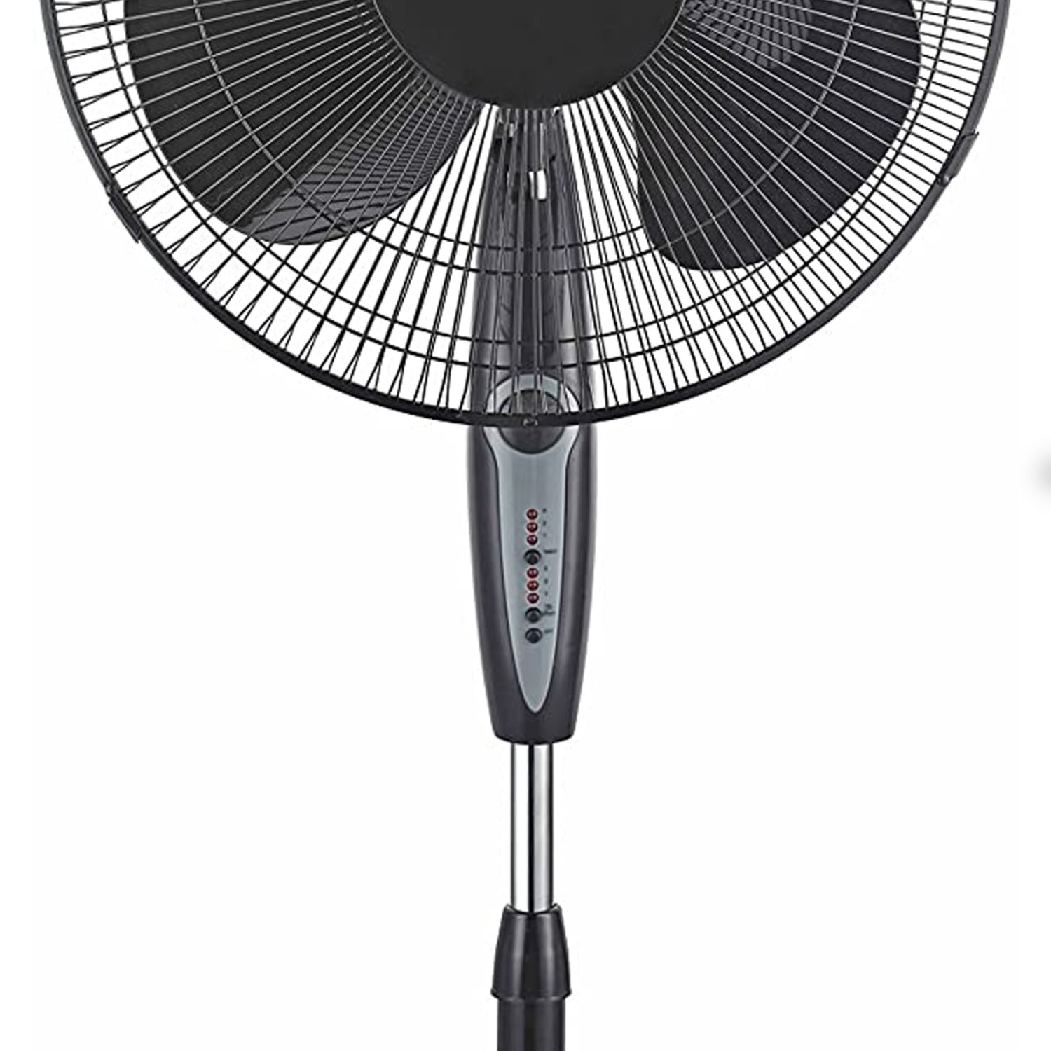 Optimus 16in Adjustable Oscillating Stand Fan With Remote Control, Black - Image 4