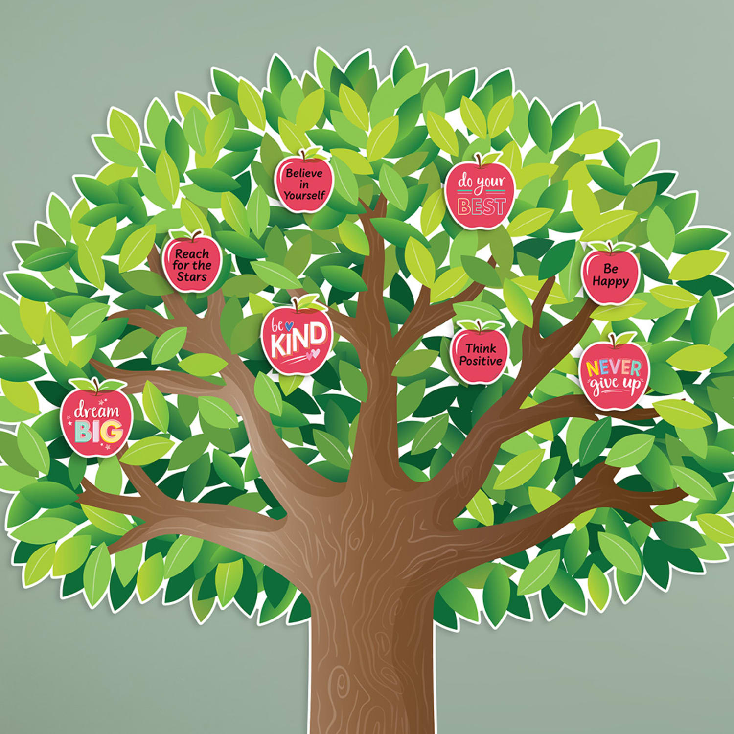 Creative Teaching Press Apple Time Jumbo Tree Bulletin Board Set, 10 Pieces - Image 6