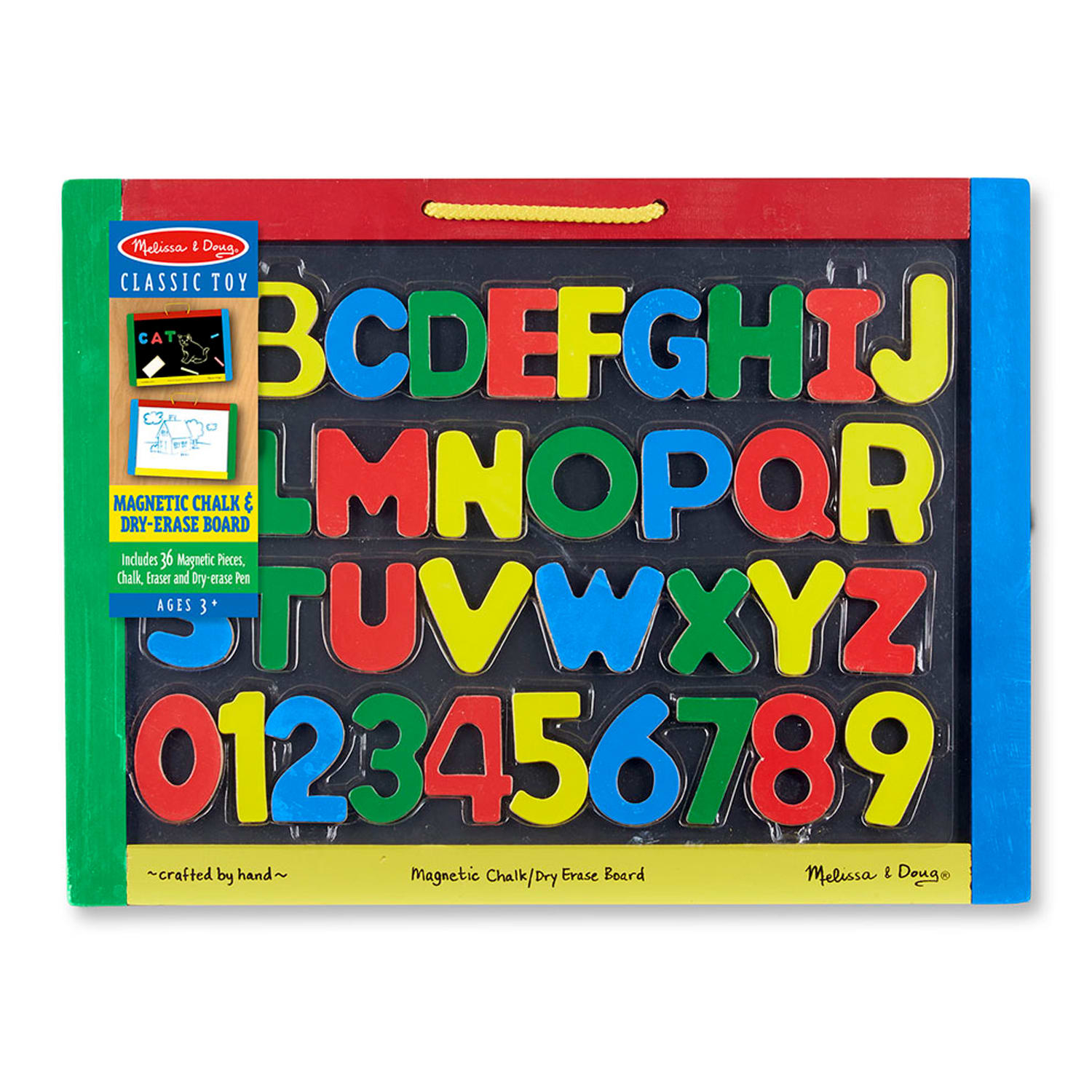 Melissa & Doug Magnetic Chalkboard And Dry-Erase Board Set, 16in x 12in - Image 3