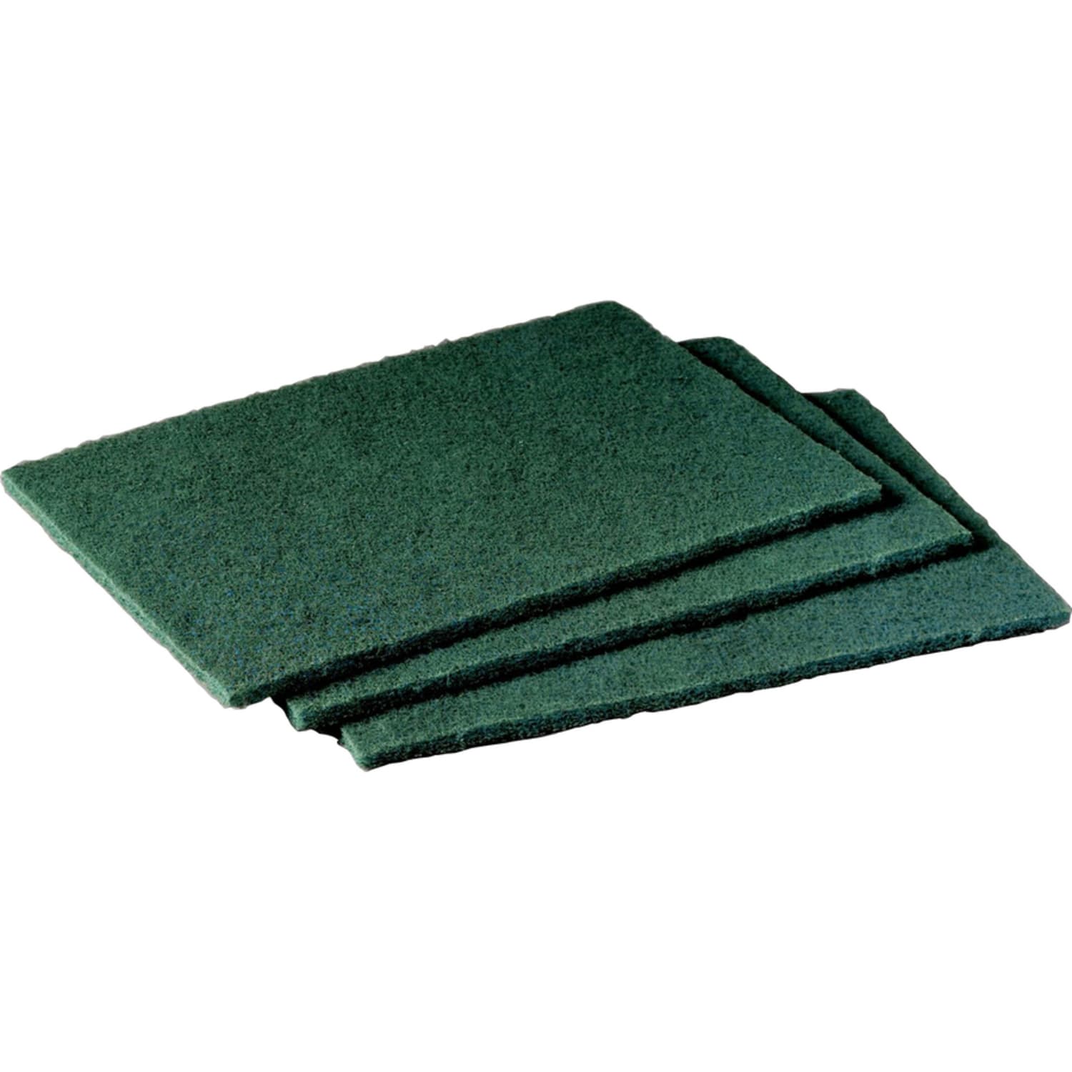 Scotch-Brite General-Purpose Scouring Pads - 6in Width x 9in Length - 10 Pack - 6 / Carton - Synthetic Fiber - Green - Image 3