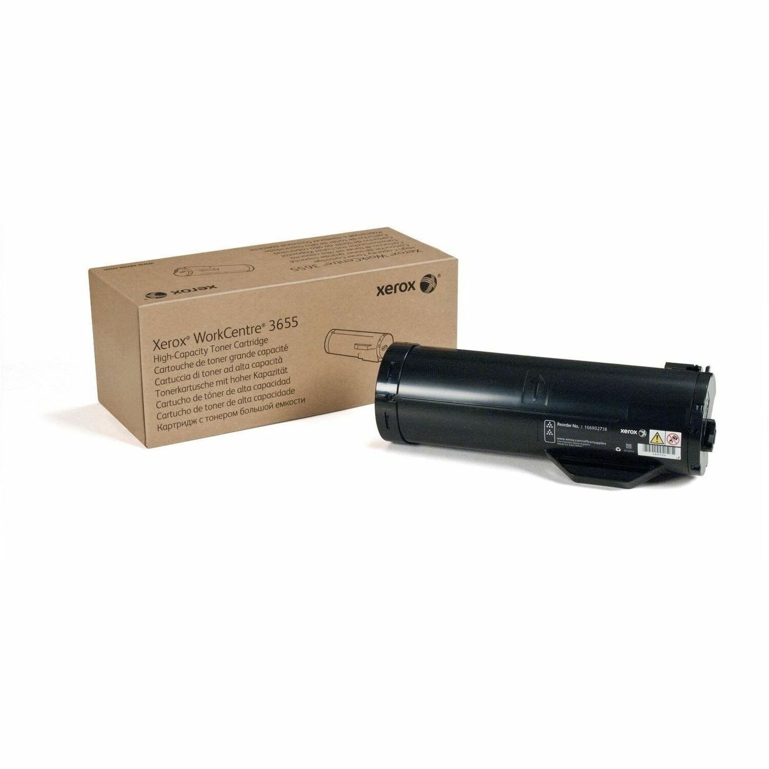 Xerox 3655/3655i Black High Yield Toner Cartridge, 106R02738 - Image 3