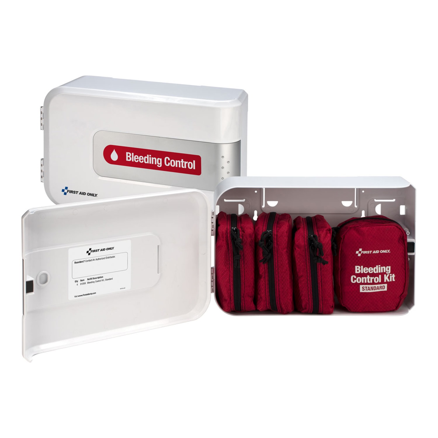 First Aid Only Smart Compliance Complete Bleeding Control Station, 9-3/4inH x 15-1/2inW x 5-1/4inD - Image 5