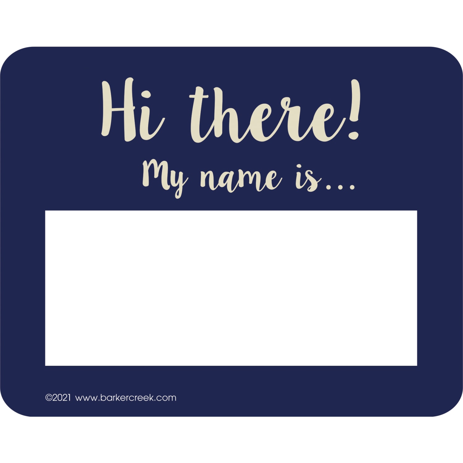 Barker Creek Self-Adhesive Name Tags, 2-3/4in x 3-1/2in, Oh Hello!, 45 Name Tags Per Pack, Case Of 2 Packs - Image 6