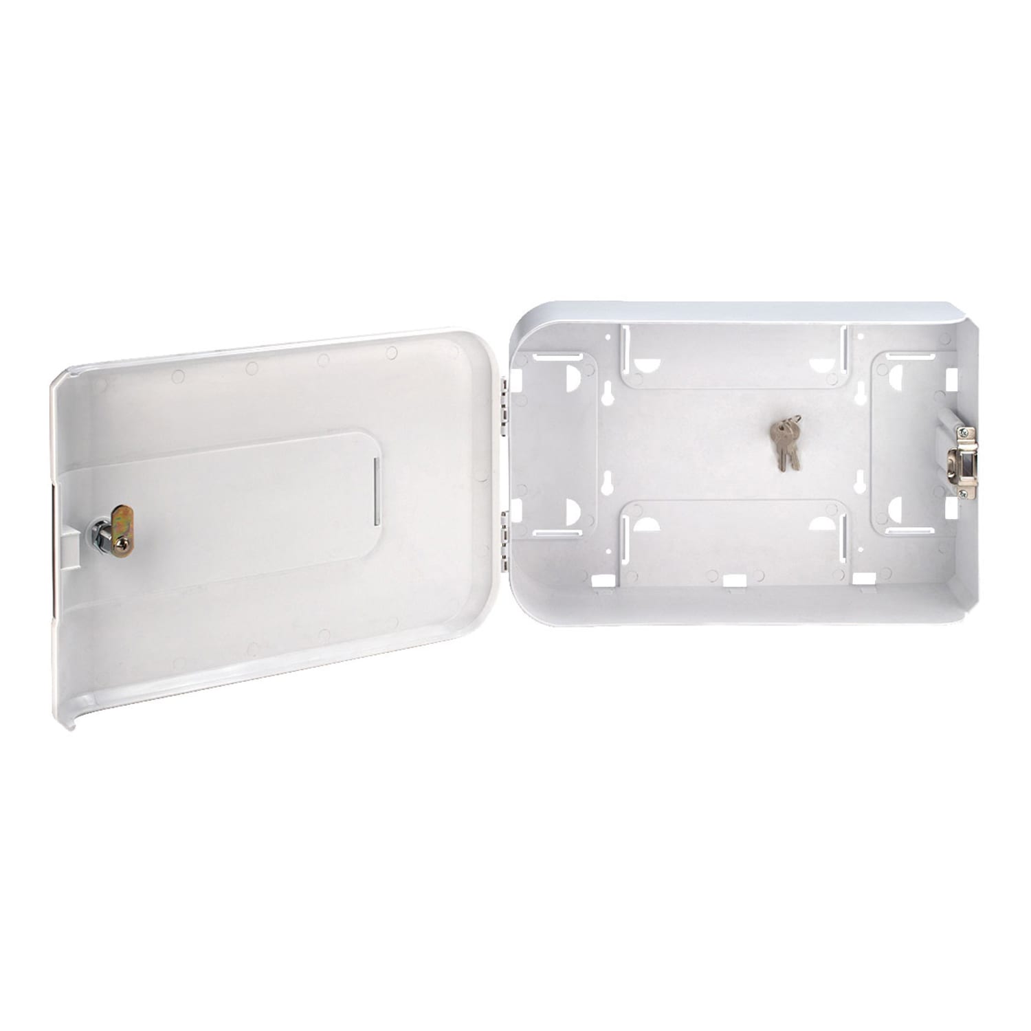 First Aid Only Smart Compliance Complete Empty Lockable First Aid Cabinet, 9-3/4inH x 15-1/2inW x 5-1/4inD, White - Image 4