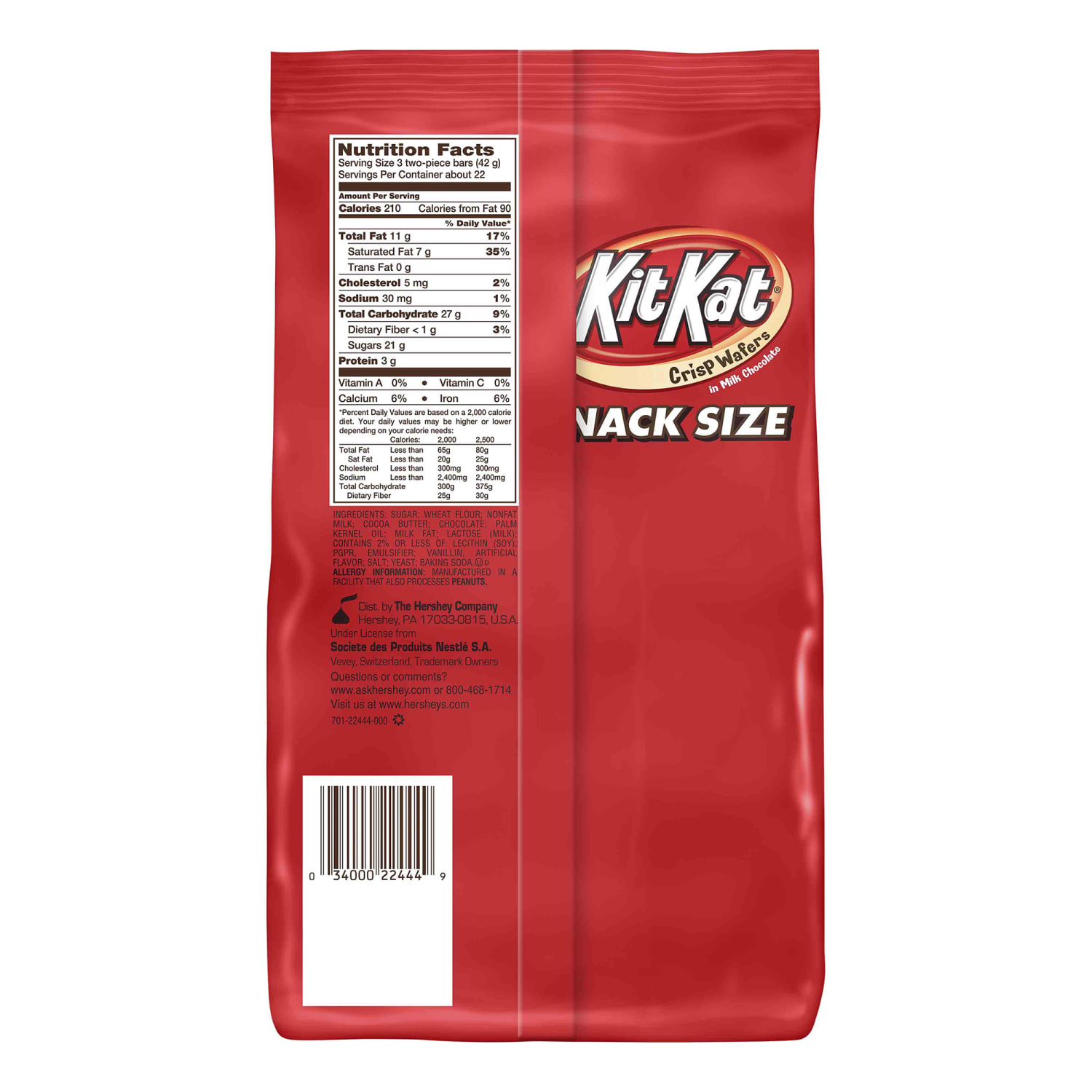 Kit Kat Snack-Size Wafer Bars, 32.34 Oz - Image 4
