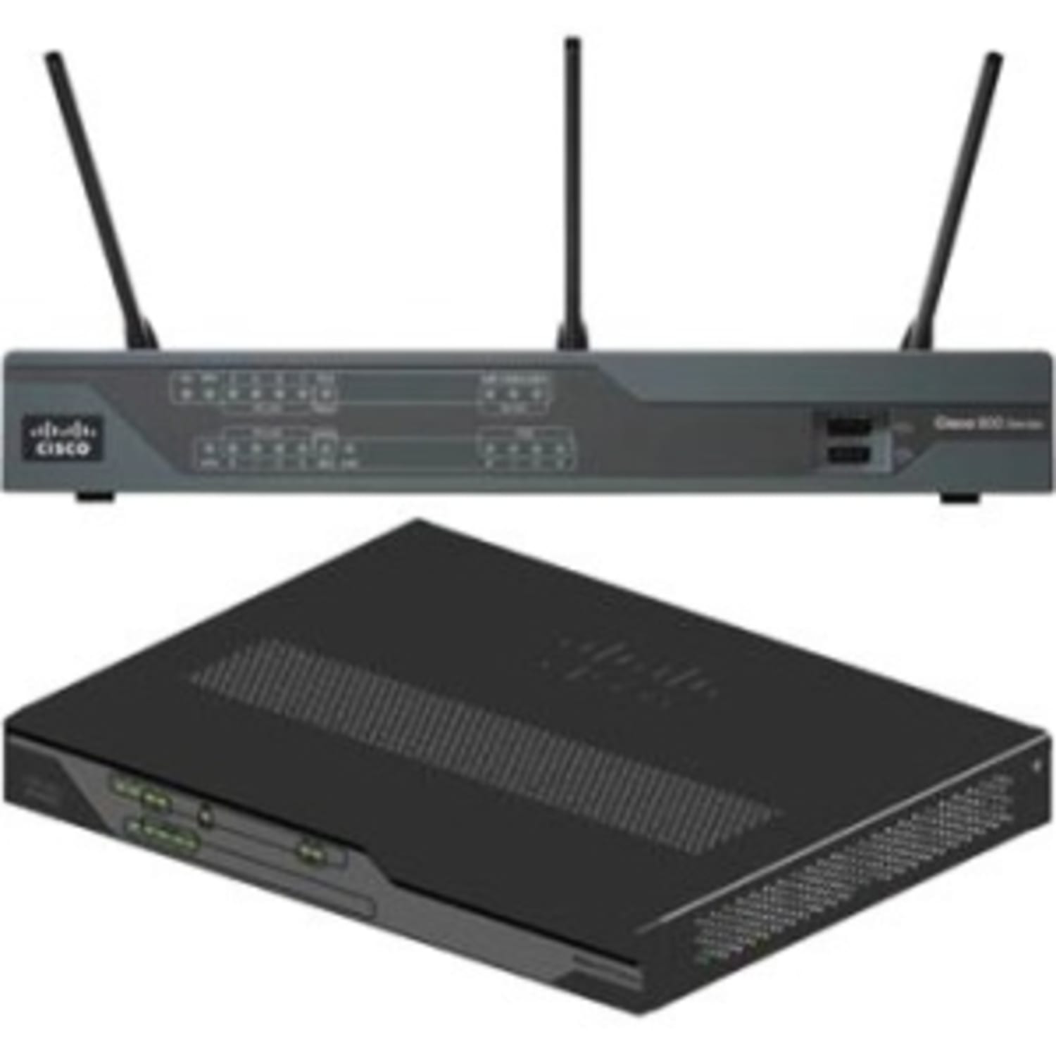 Cisco 891F Gigabit Ethernet Security Router with SFP - 11 Ports - 8 RJ-45 Port(s) - Management Port - 1 - 512 MB - Gigabit Ethernet - Desktop - Image 3