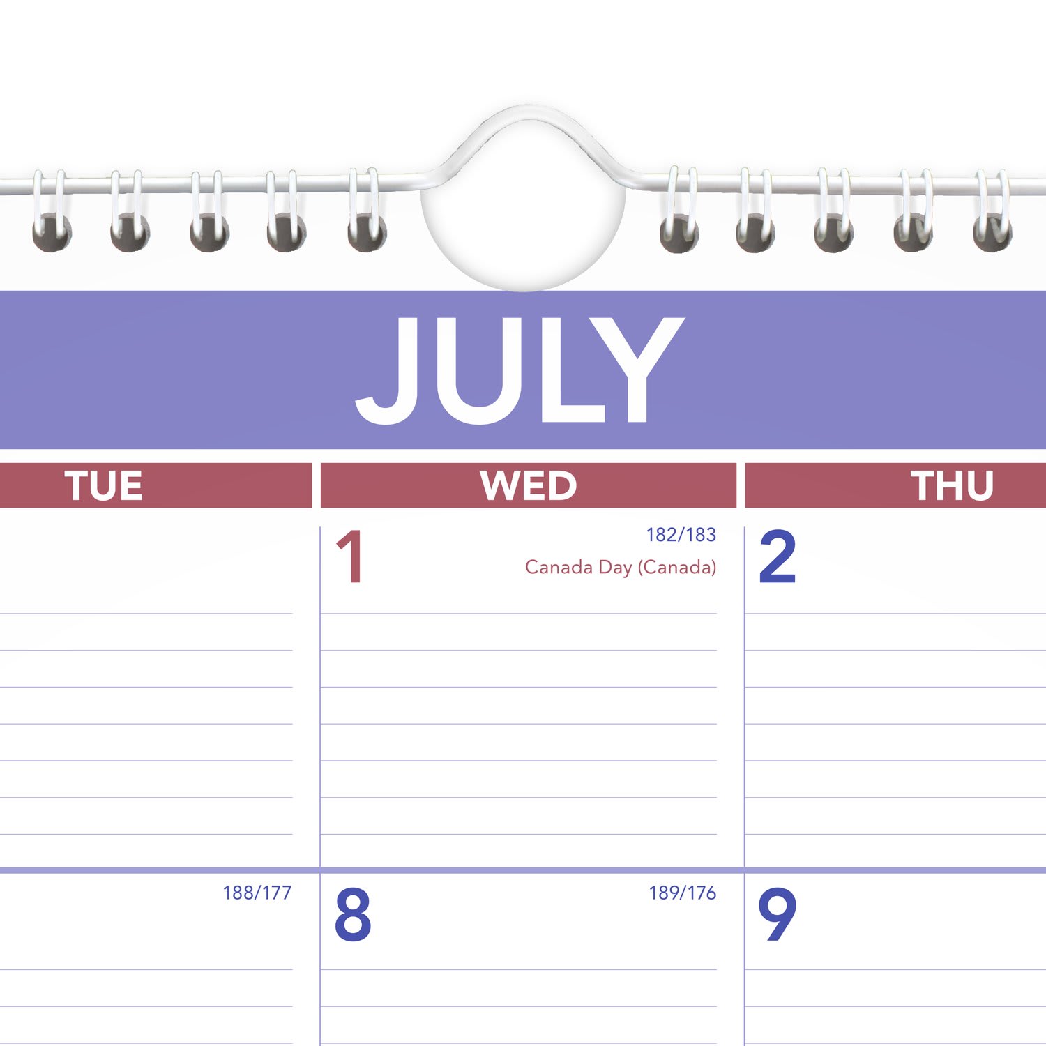 AT-A-GLANCE Academic 2026-2027 Monthly Wall Calendar, Medium, 15in x 12in - Image 5