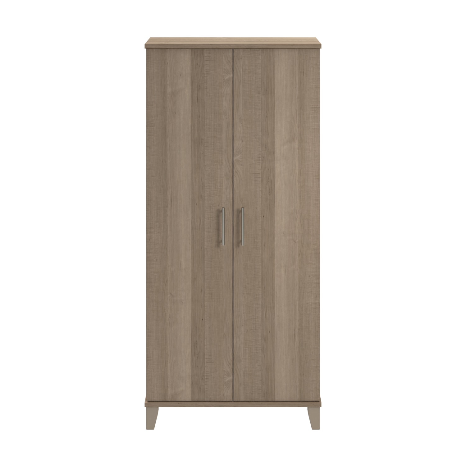 Bush Furniture Somerset Tall Storage Cabinet With Doors And Shelves, Ash Gray, Standard Delivery - Image 3