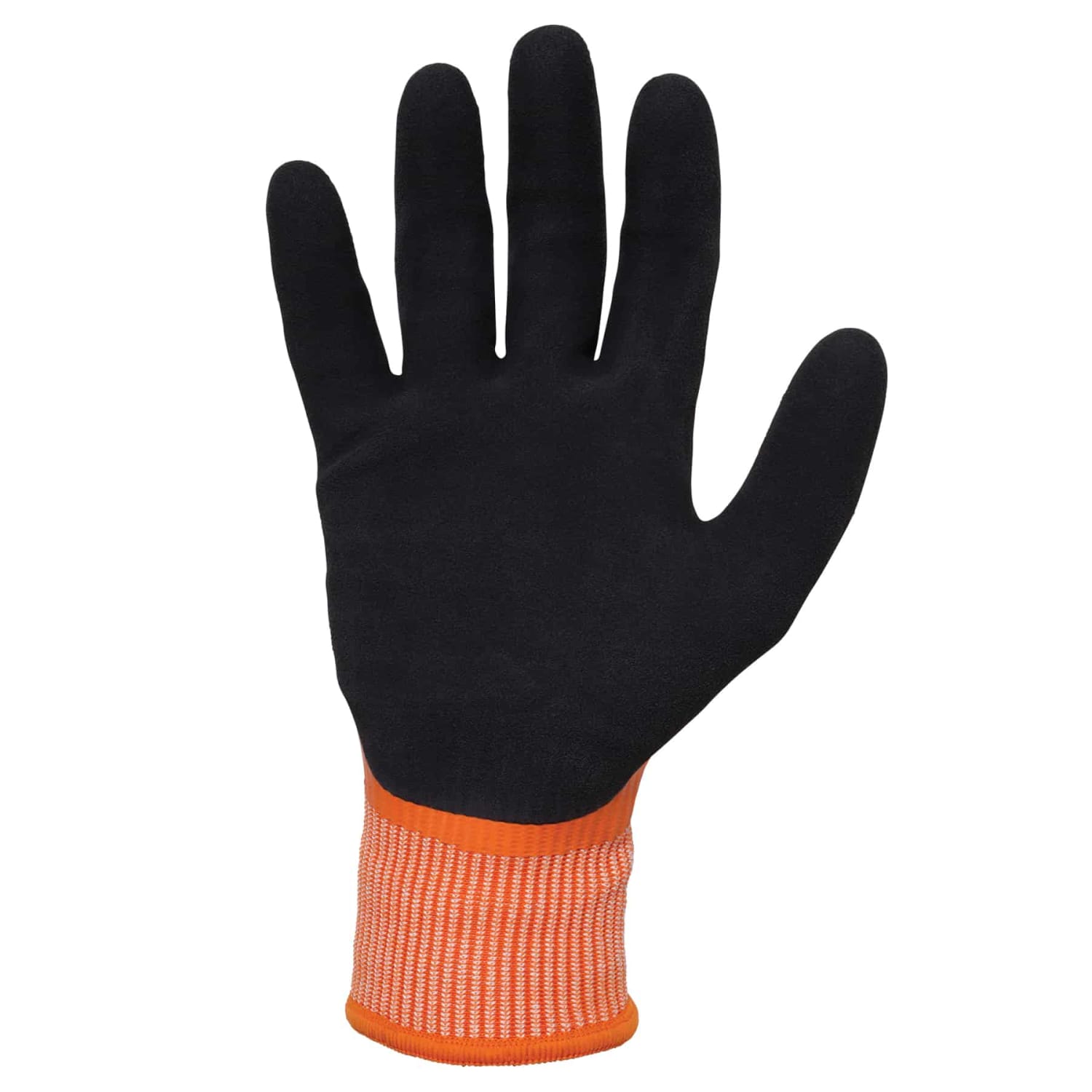 Ergodyne ProFlex 7551 Coated Waterproof Winter Work Gloves, A5 Cut Resistant, Large, Orange - Image 4