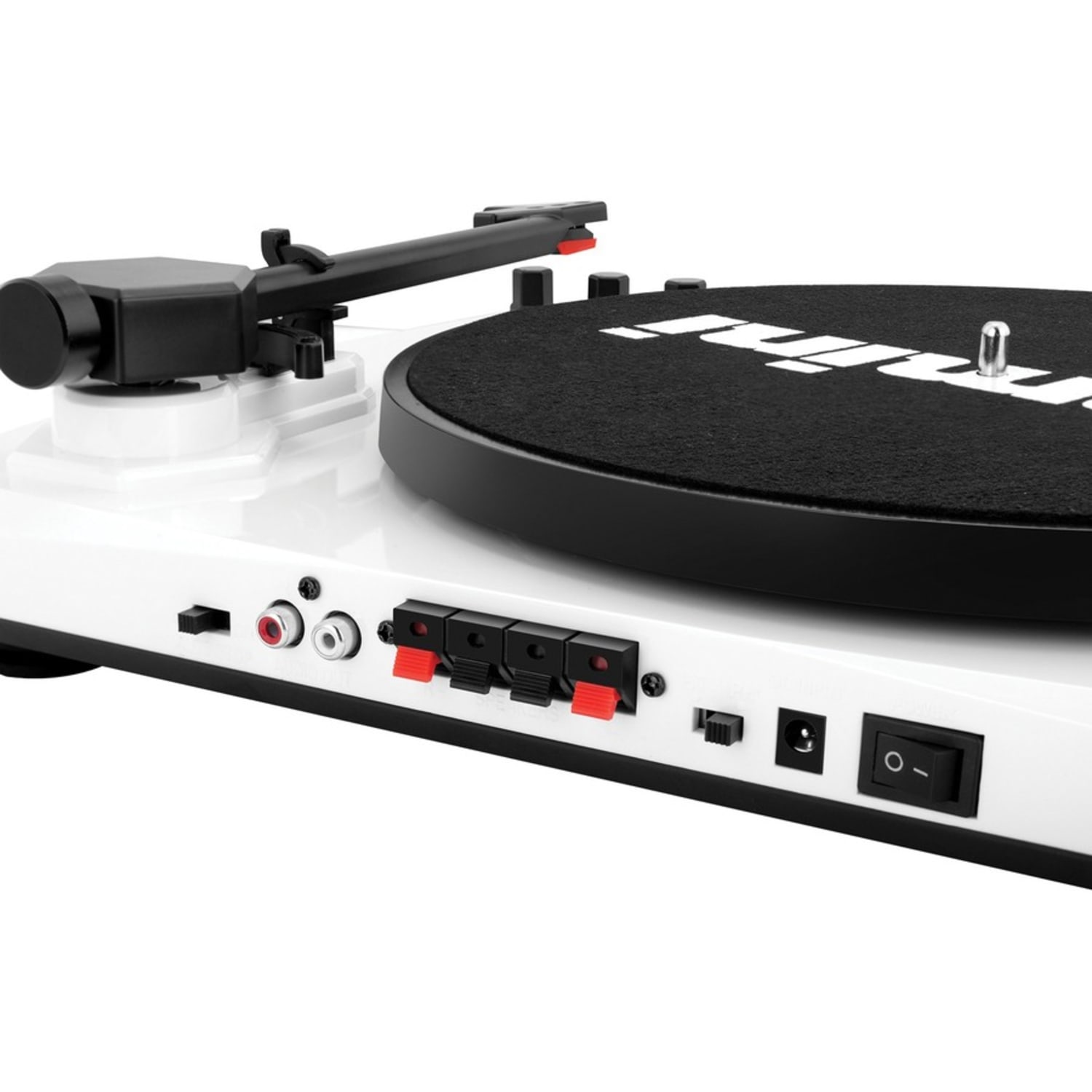 Gemini Sound TT-900 Stereo Turntable System - Belt DriveAutomatic Tone Arm - 78, 45, 33 rpm - Black, White - Bluetooth - Audio Line Out - Image 6