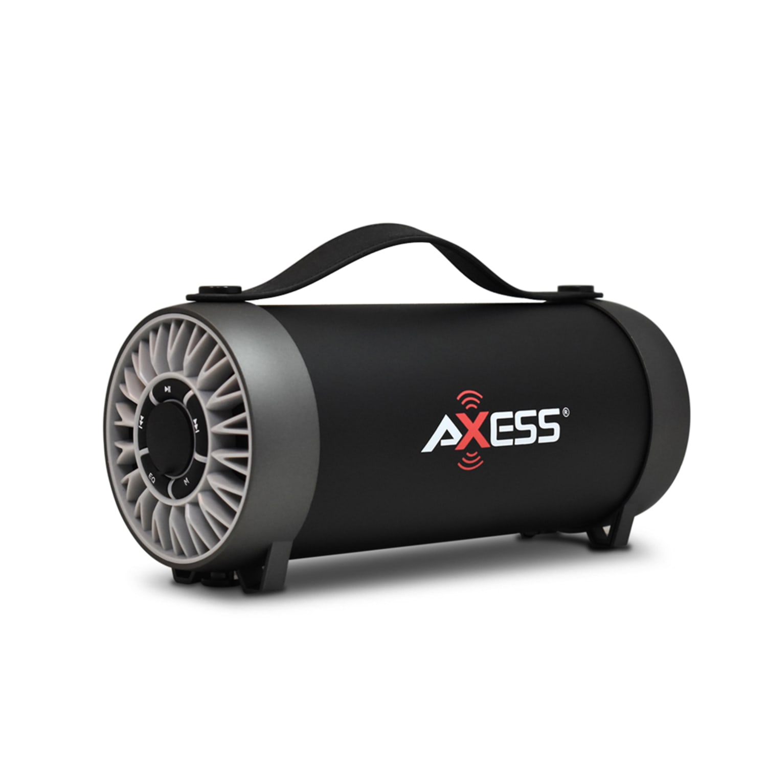 Axess Bluetooth Media Speaker With Equalizer, Silver - Image 3