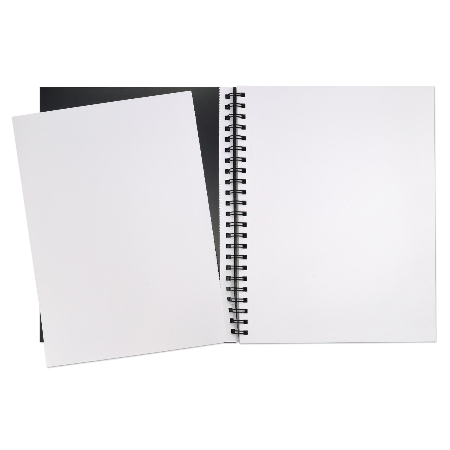 Pacon UCreate Poly Cover Sketch Books, 12in x 9in, 75 Sheets, Black, Pack Of 3 Books - Image 3