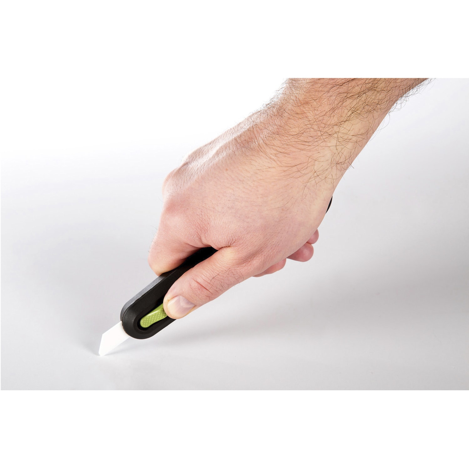 Slice Auto Retract Utility Knife - Ceramic Blade - Retractable, Non-sparking, Non-conductive, Rust-free Blade, Durable, Ambidextrous, Comfortable - Image 4