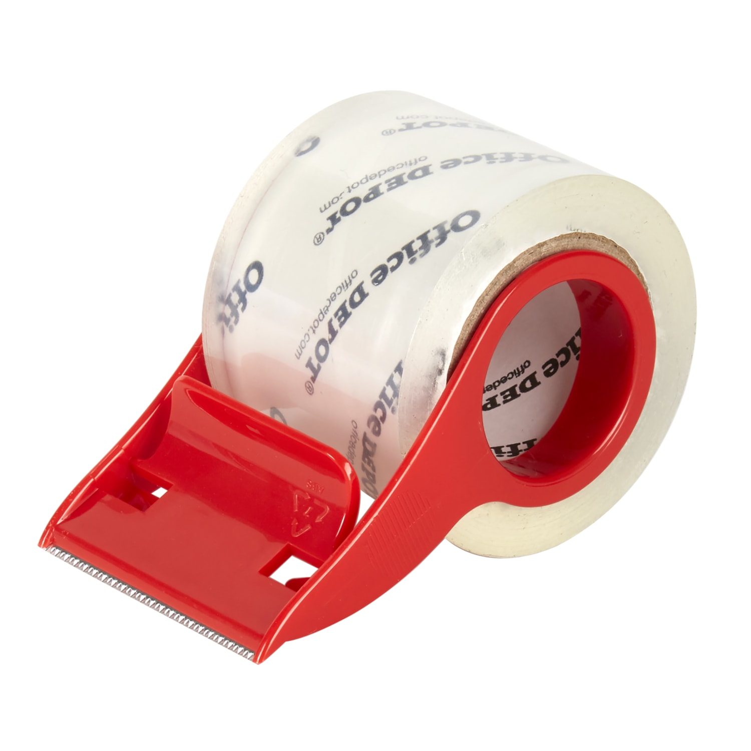 Office Depot Brand Moving & Storage Packing Tape With Dispenser, 1.89in x 26.64 Yd, Crystal Clear - Image 3