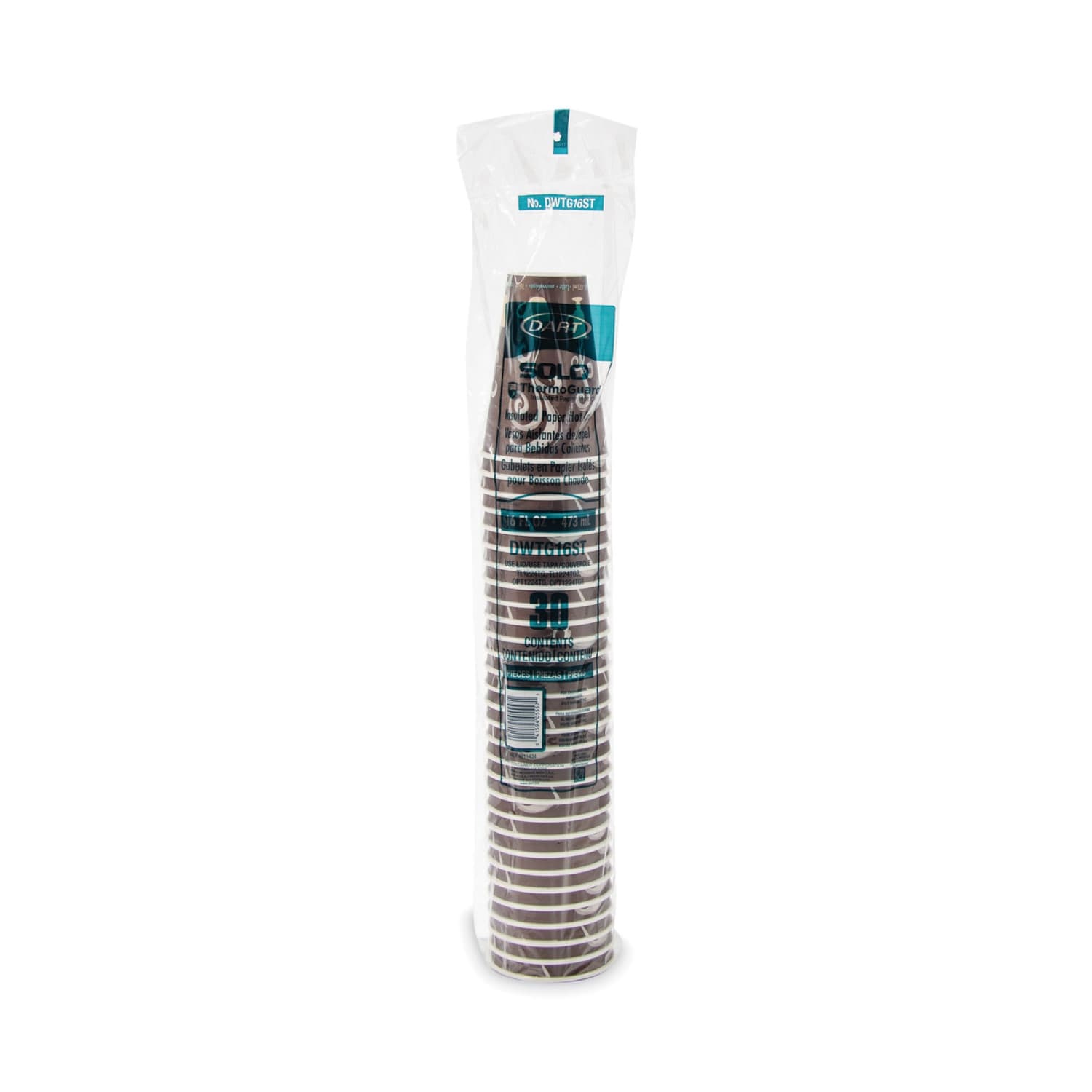 SOLO Cup Thermoguard Insulated Paper Hot Cups, 16 Oz, Steam Print, Carton Of 600 Cups - Image 4