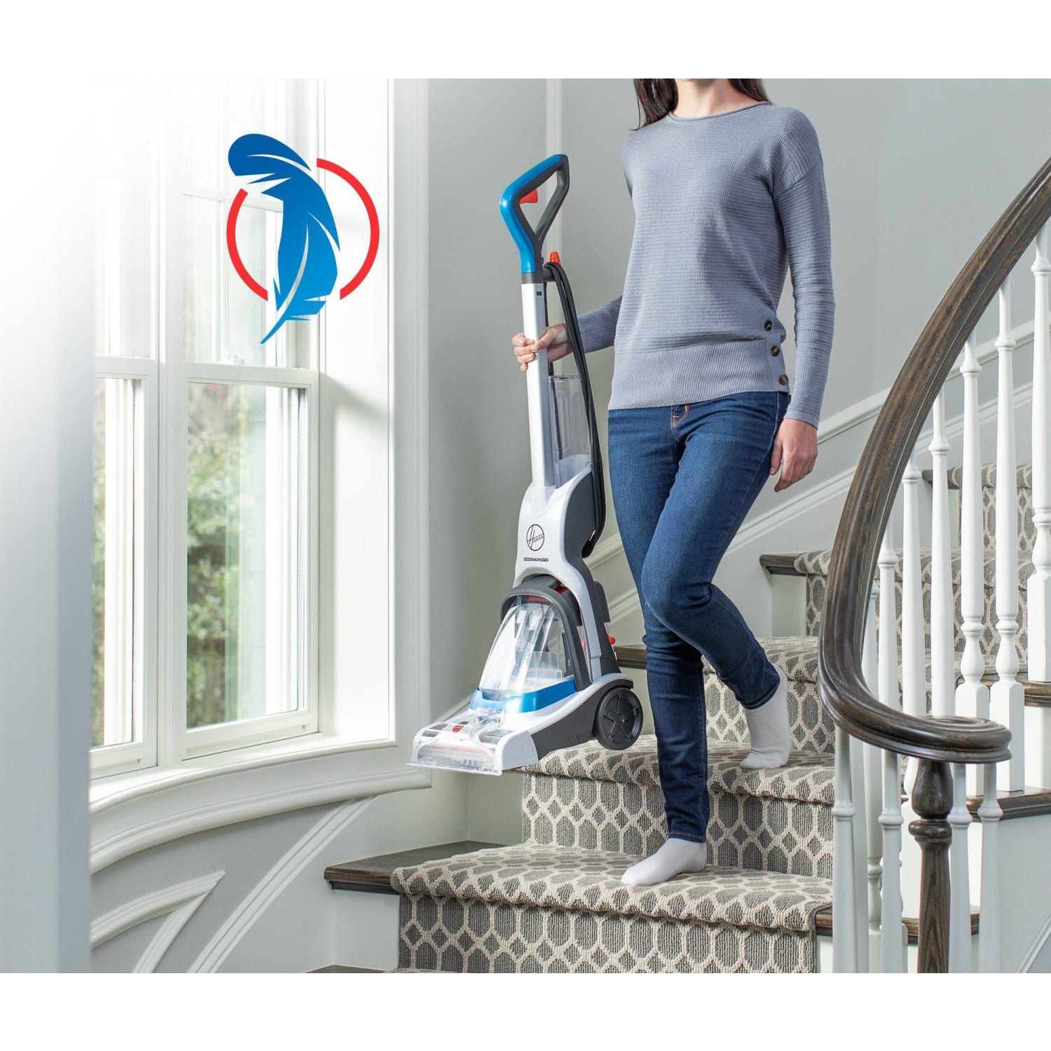 Hoover PowerDash Pet Compact Carpet Cleaner - 2 quart - 2 quart Water Tank Capacity - Nozzle, Brushroll - FH50700 - Image 3